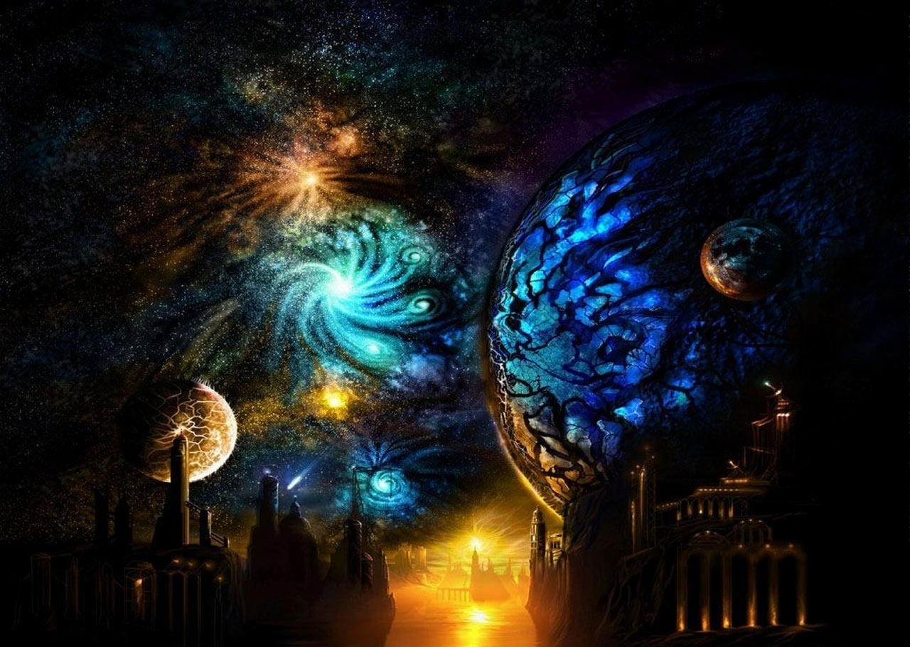 Картины фэнтези космос