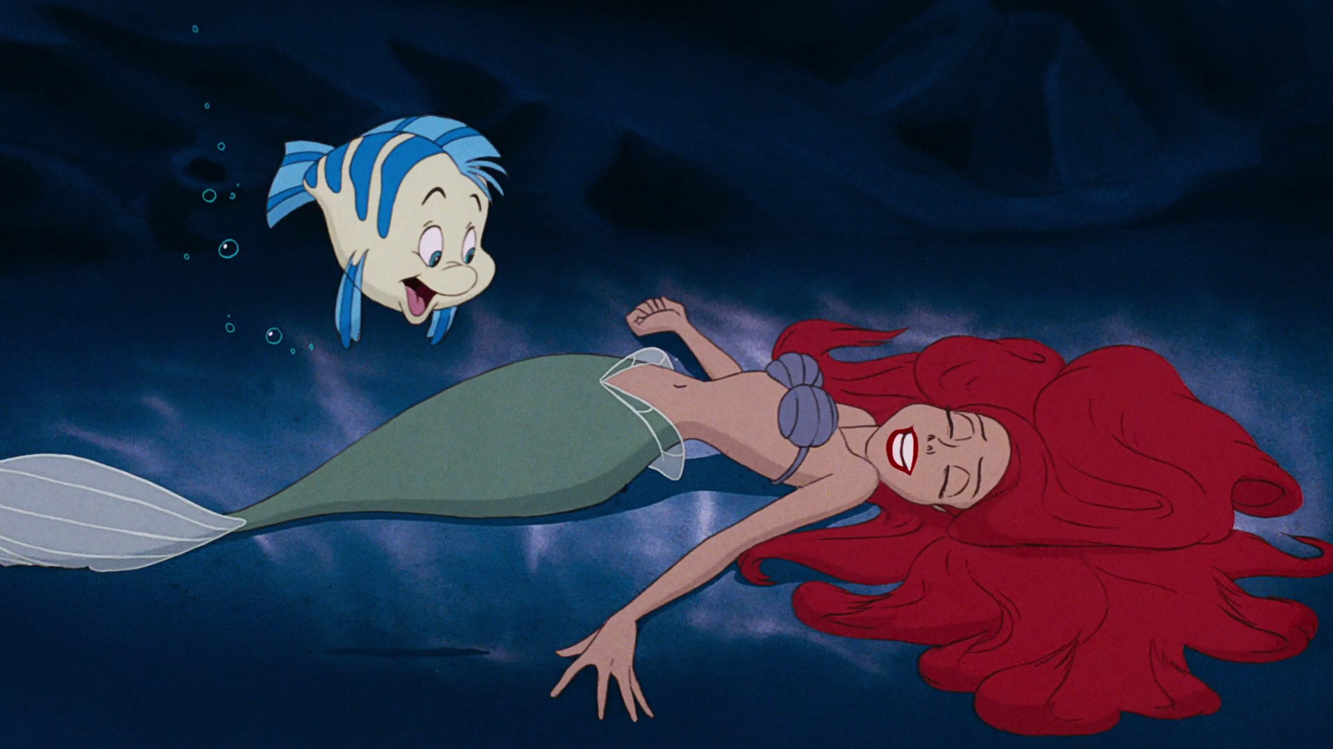 Cartoon mermaid