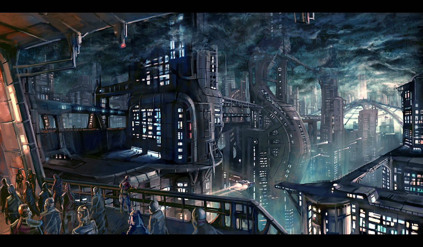 Sci Fi City Picture Image Abyss