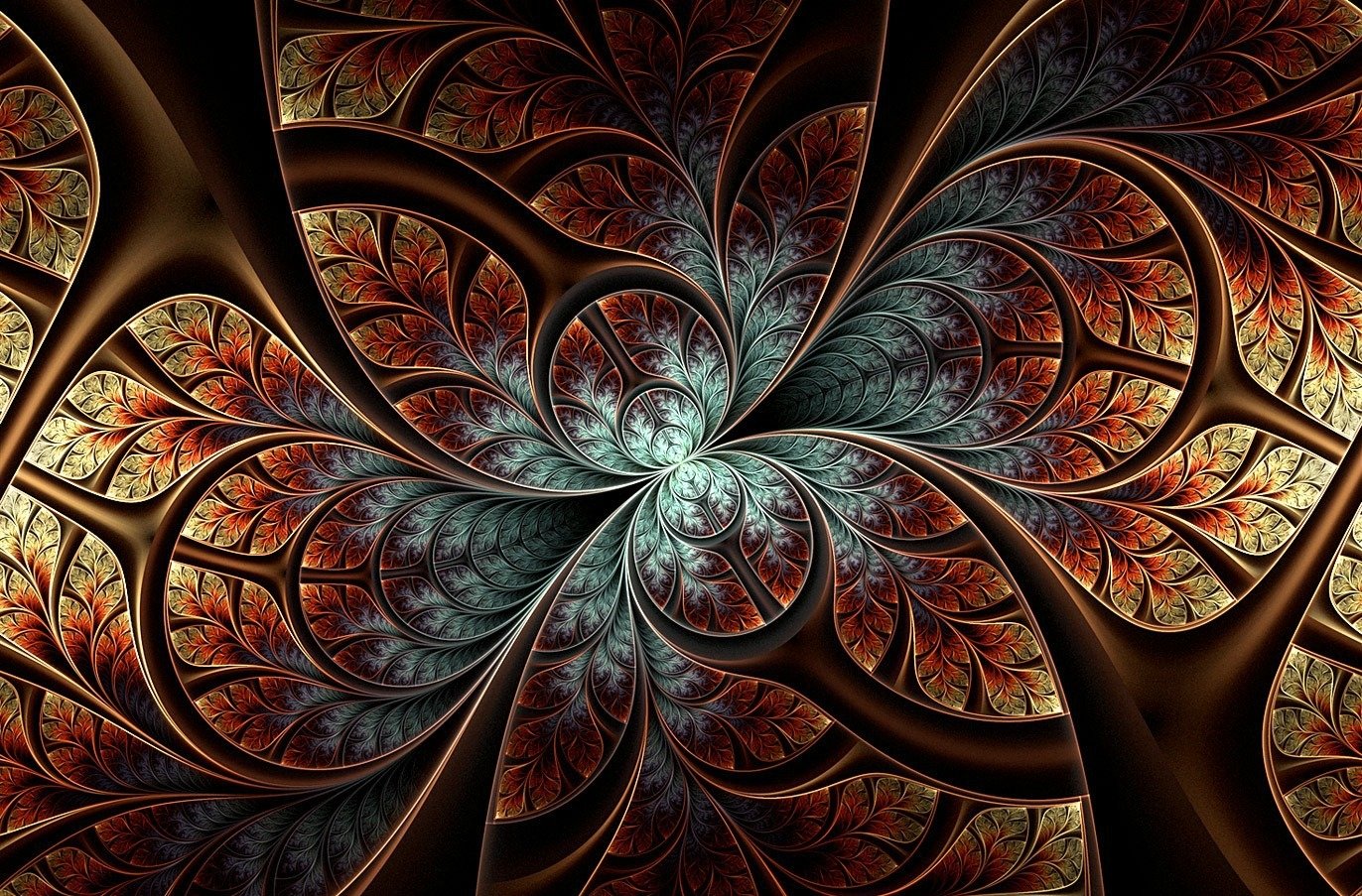 Psychedelic Fractal Harmony A Trippy Abstract Journey