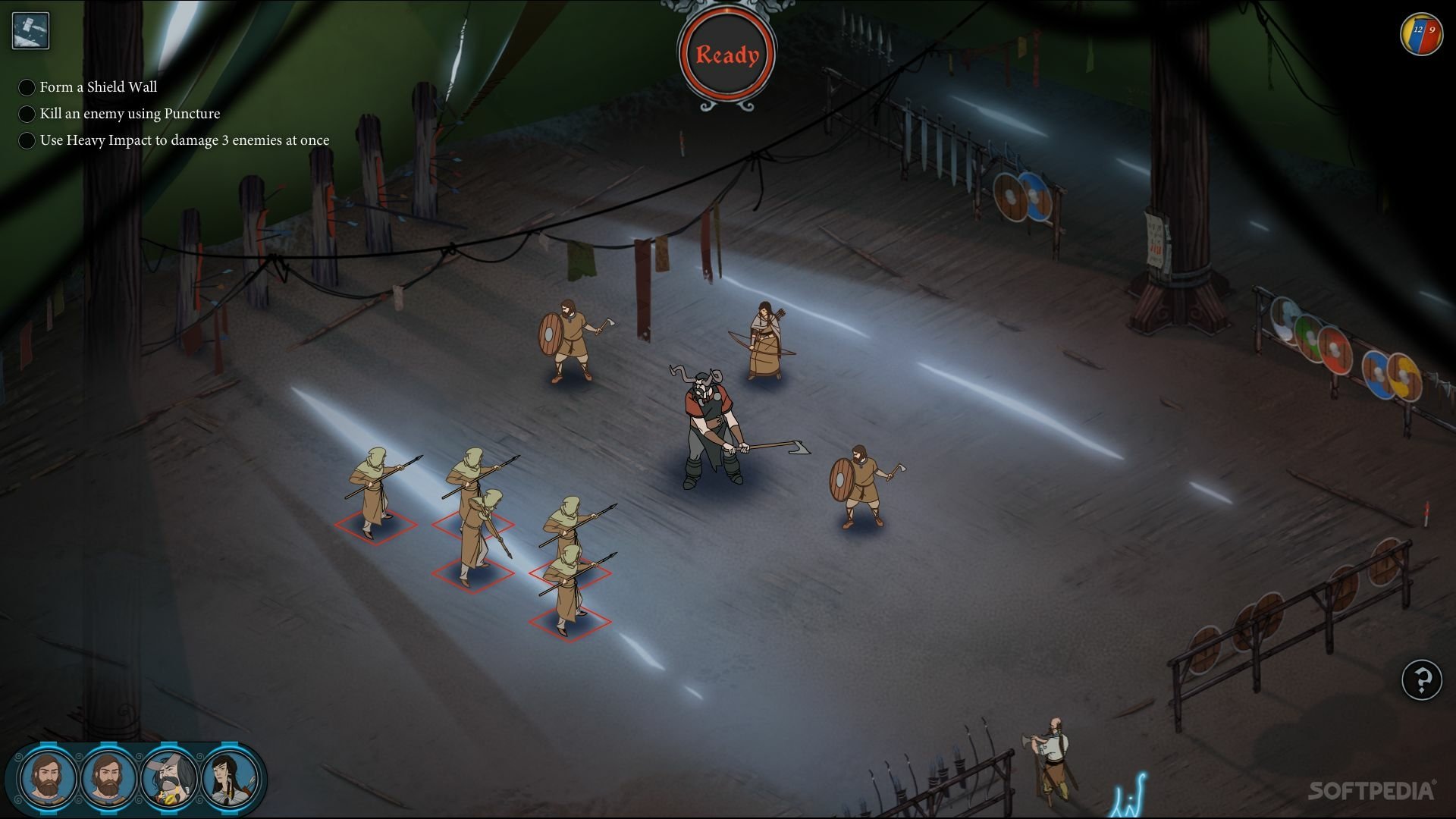 video game The Banner Saga 2 Strategy battle animation Image