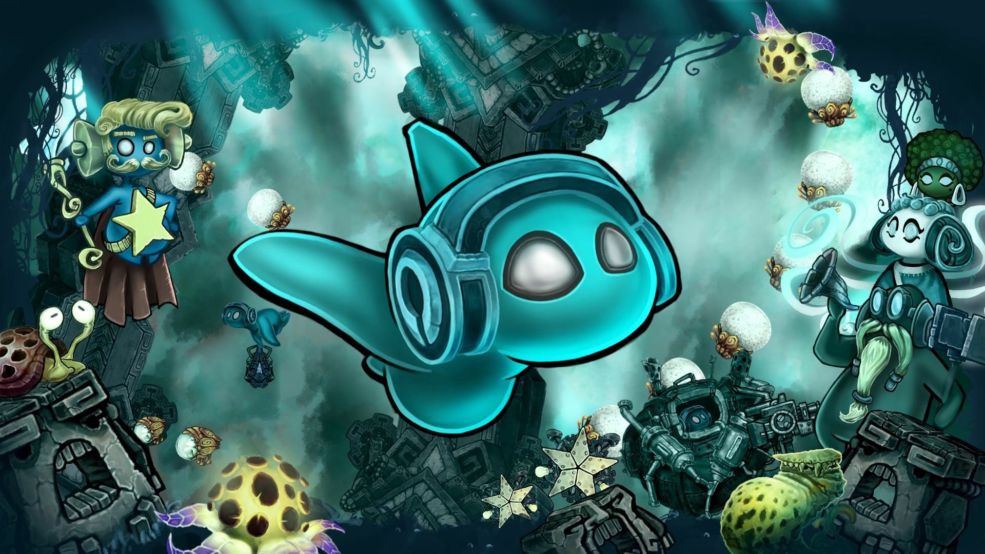 video game Beatbuddy: Tale of the Guardians Image
