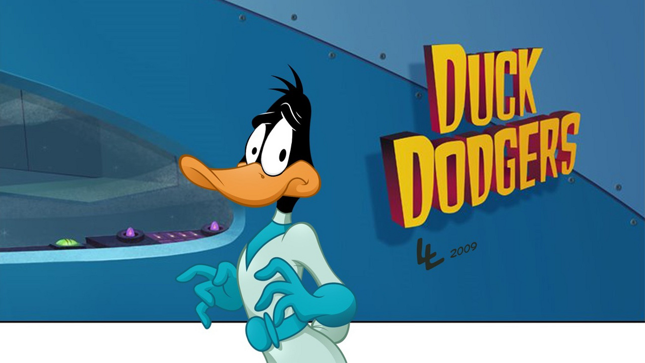 duck dodgers background