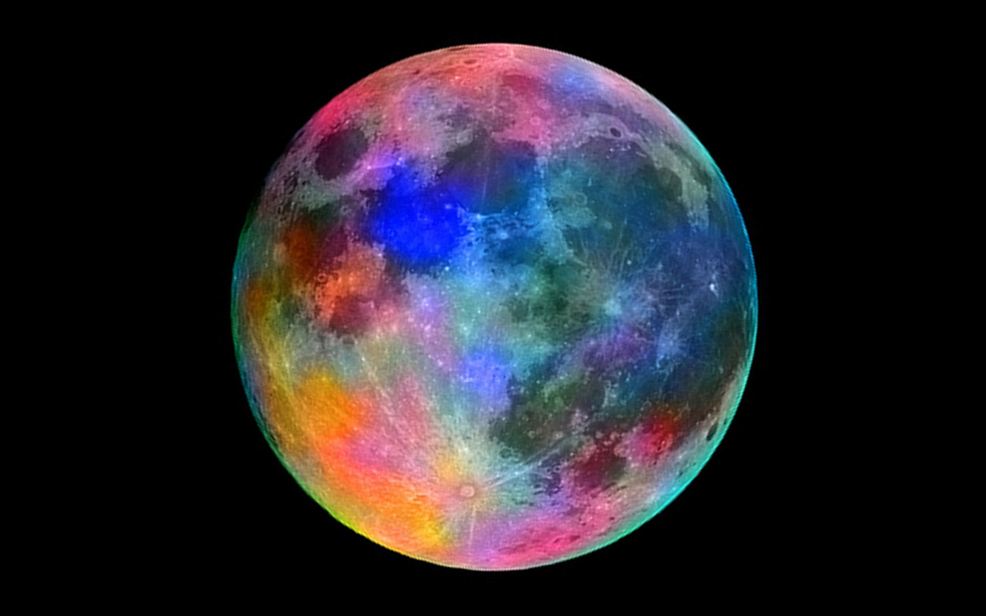 Colorful Moon