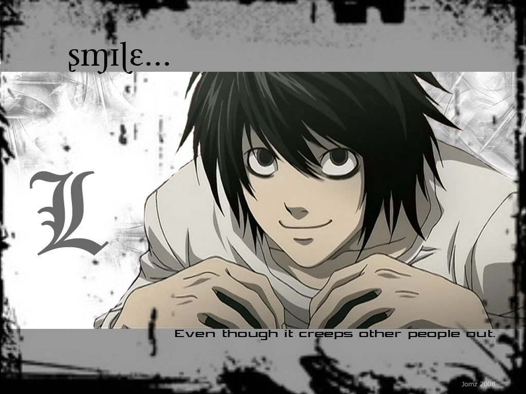 Death Note L Smile Image Id 10464 Image Abyss