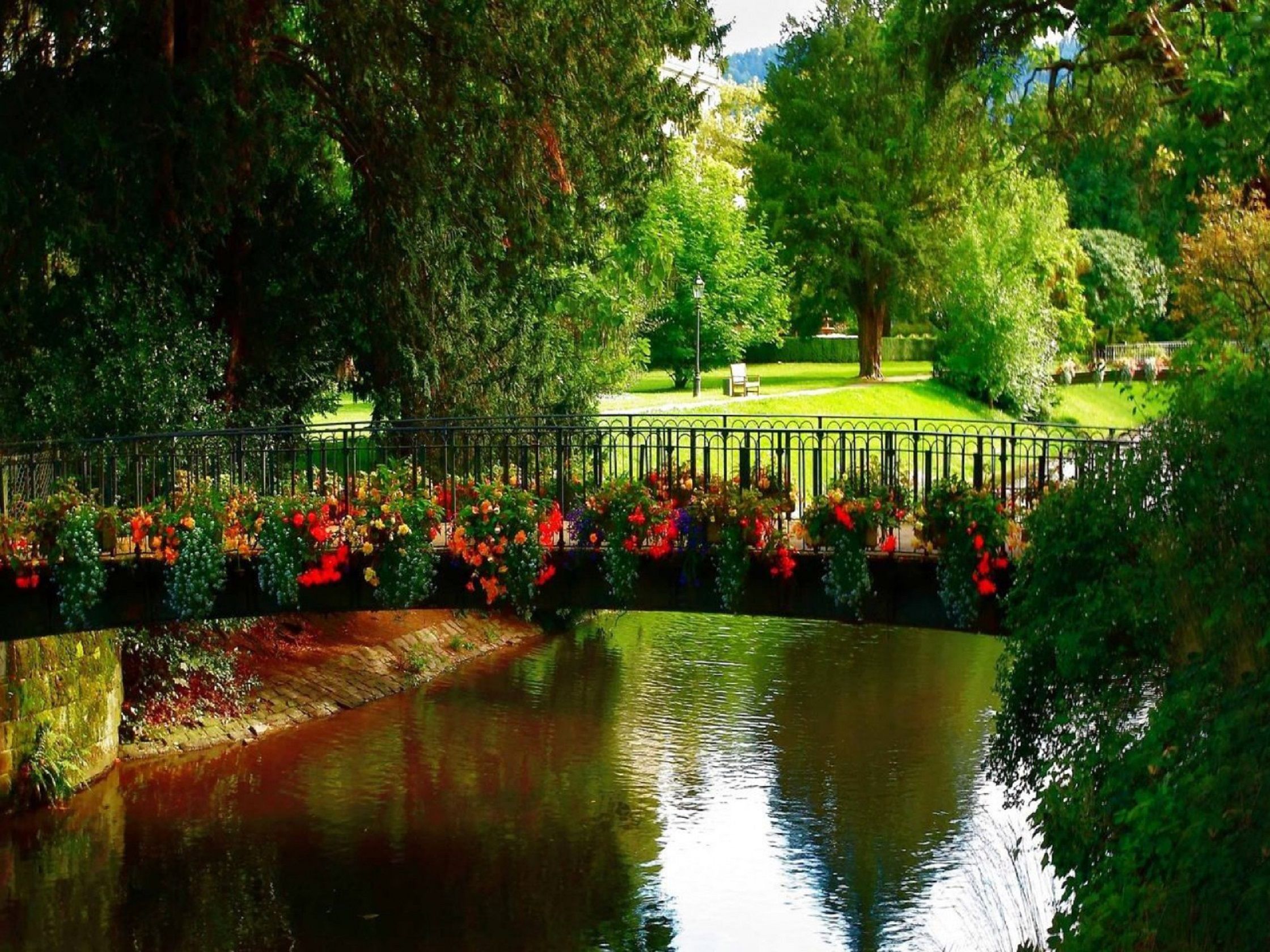 Flowerful Bridge Image Abyss