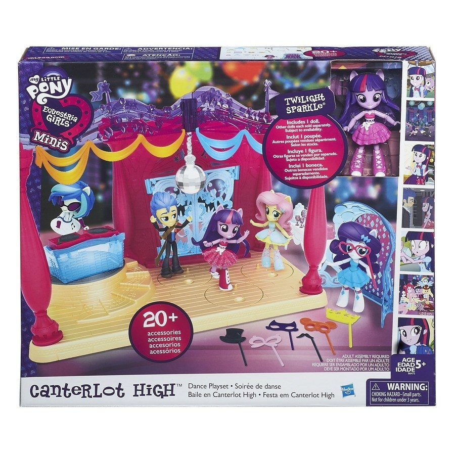 Twilight Sparkle Rarity (My Little Pony) Fluttershy (My Little Pony) Spike (My Little Pony) DJ Pon-3 Flash Sentry TV Show My Little Pony: Equestria Girls Image