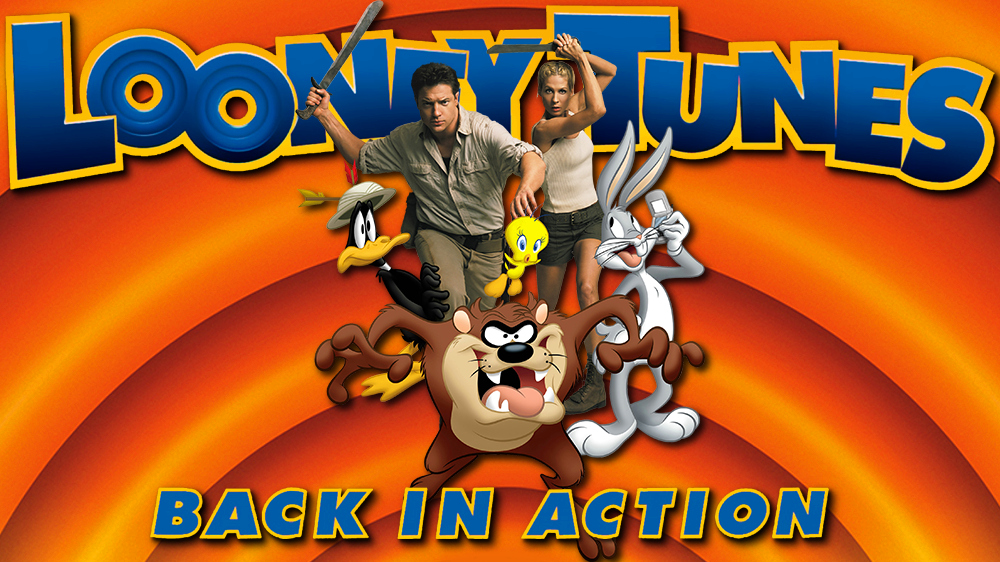 Tunes back. Looney Tunes 2003. Looney Tunes: back in Action (2003) poster.