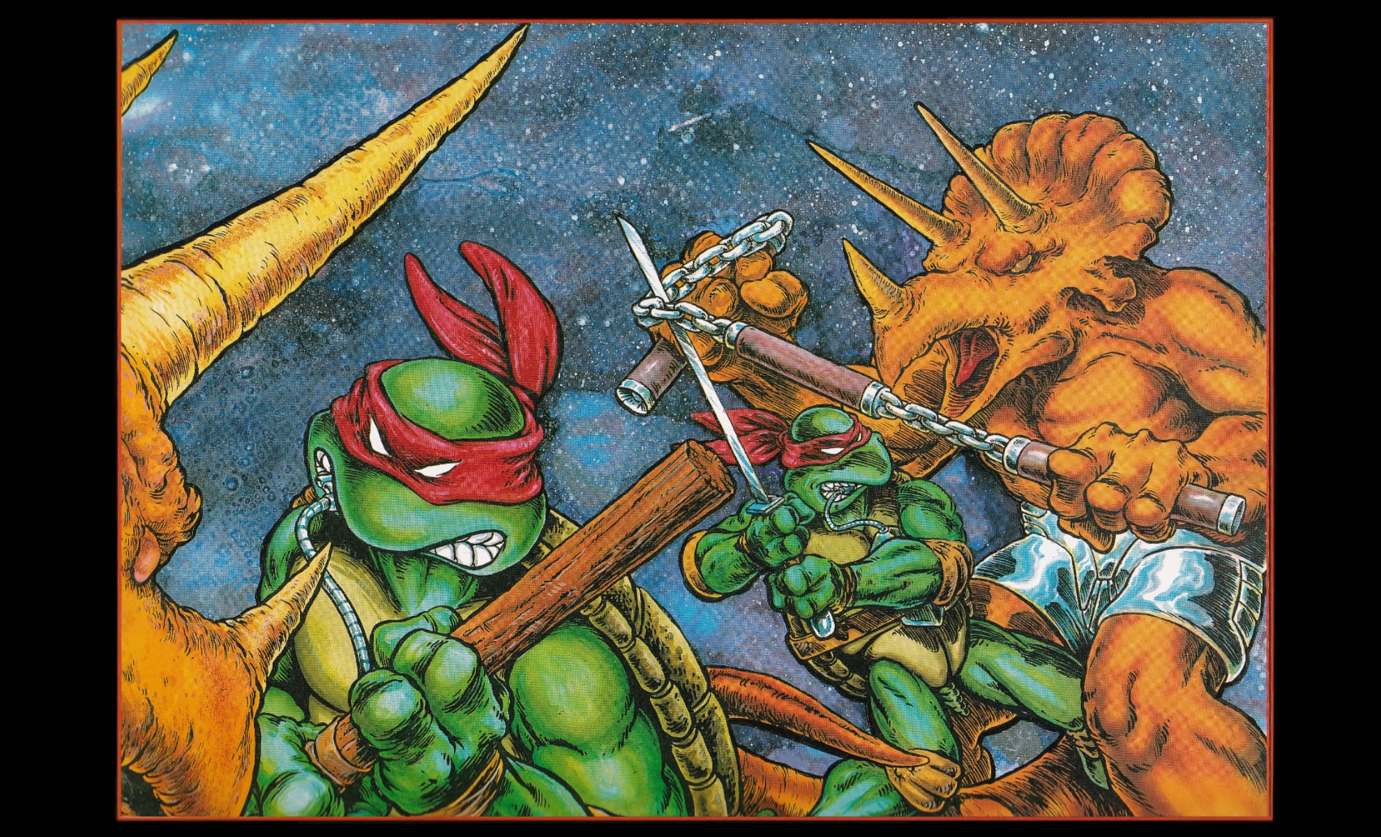 1990 Teenage Mutant Ninja Turtles Landmark Calendar - Septem - Image Abyss