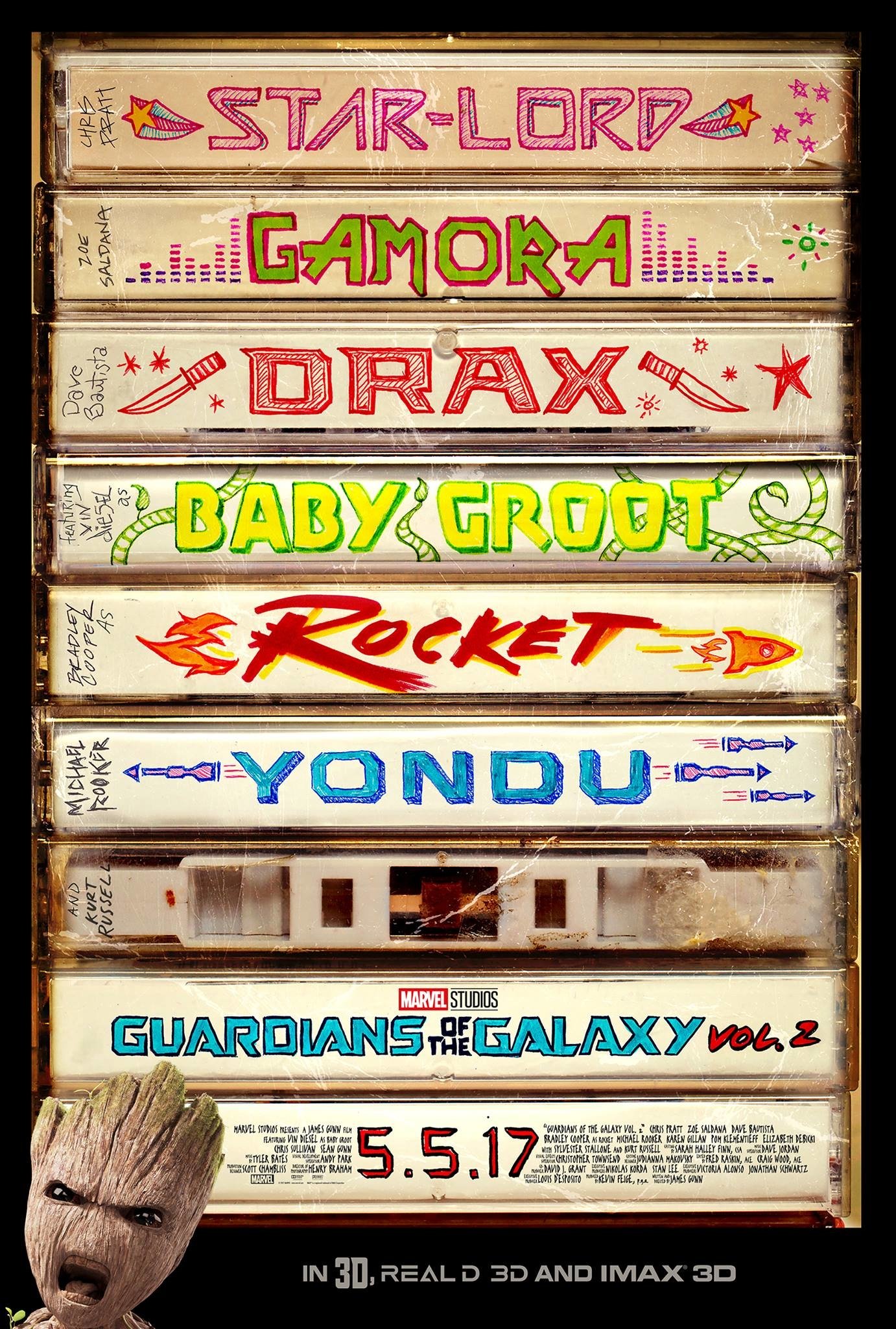 poster Groot movie Guardians of the Galaxy Vol. 2 Image