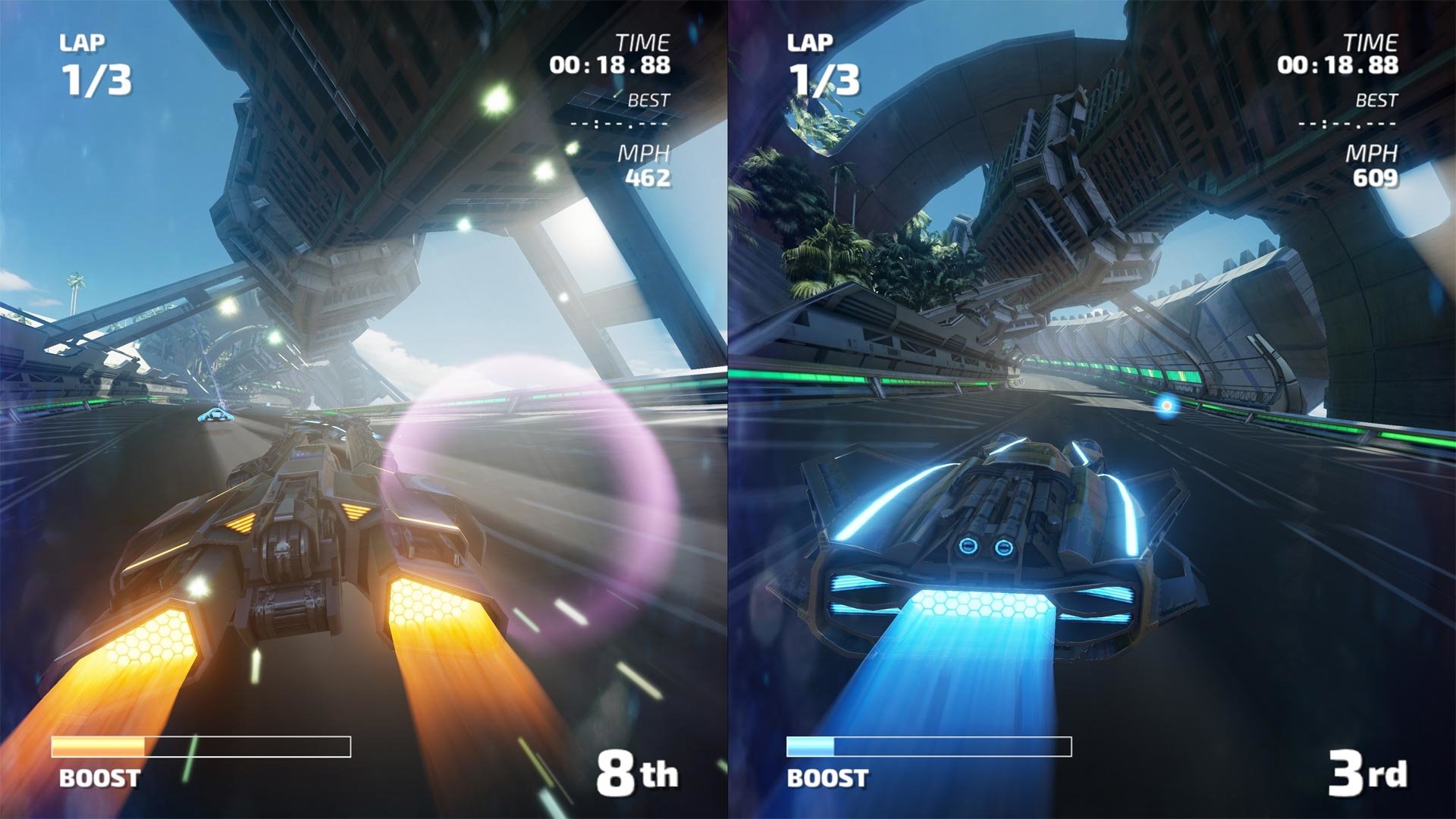 video game fast rmx racing futuristic gameplay Futuristic Gaming Image