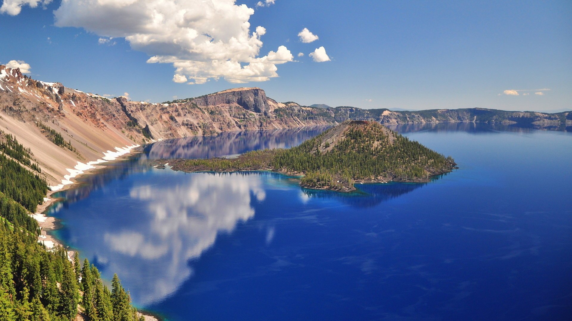 nature Crater Lake Image