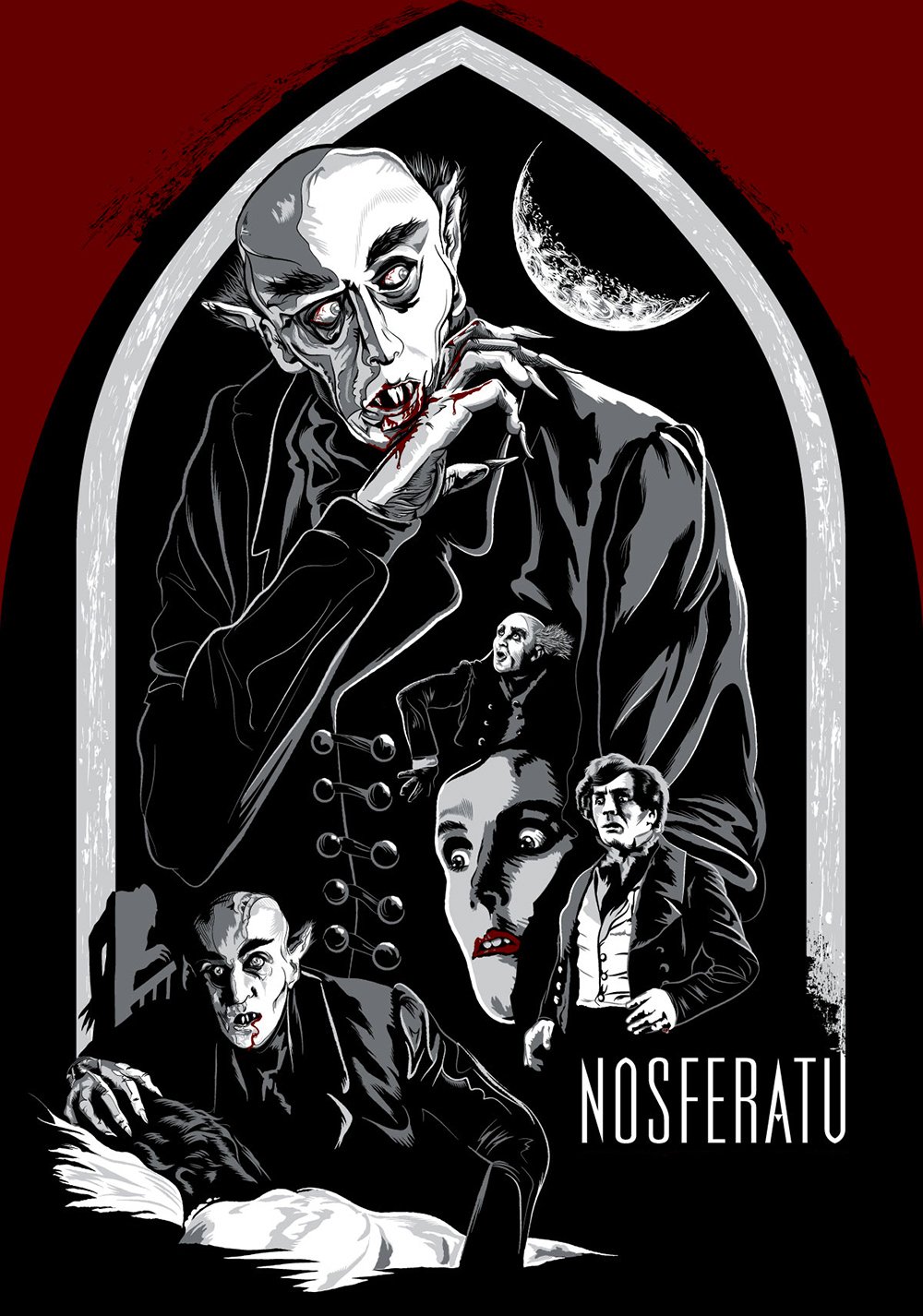 Movie Nosferatu Movie Poster. 