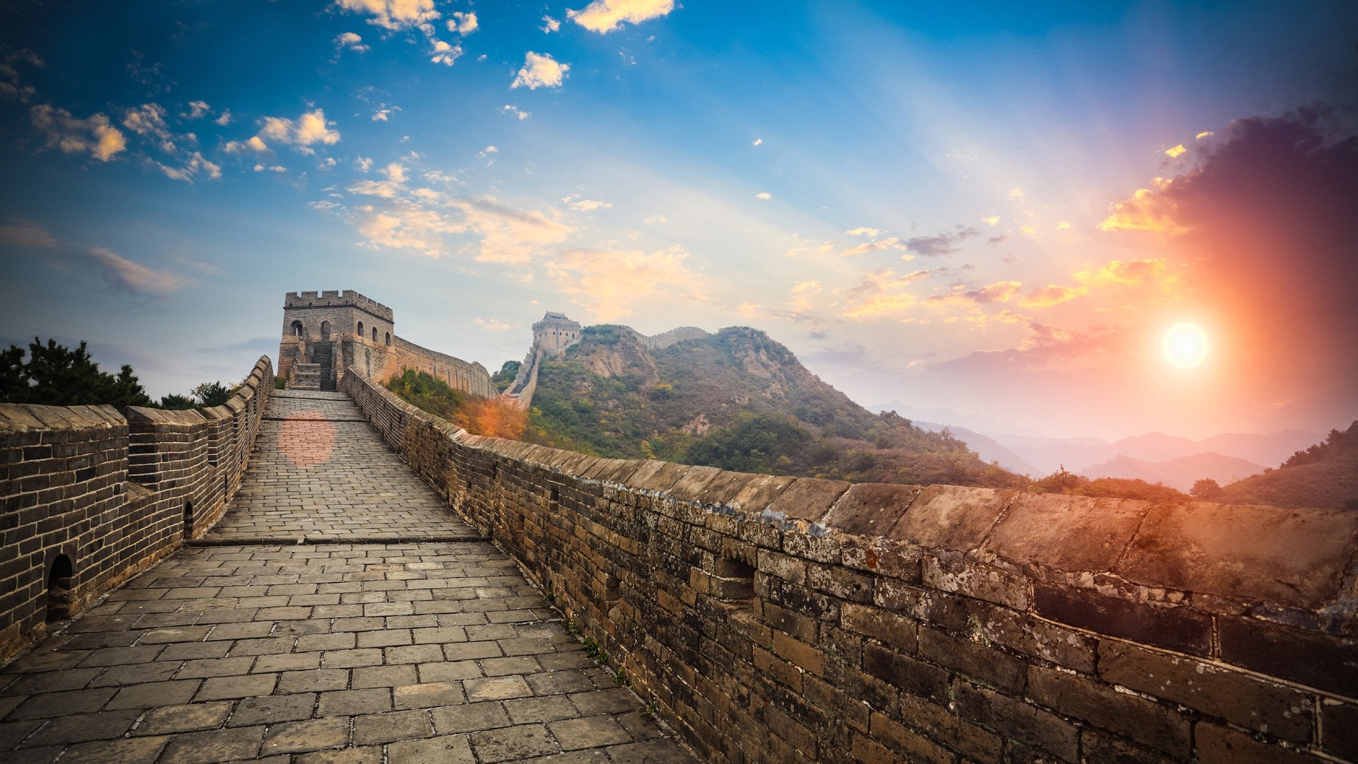 man made Great Wall of China Image