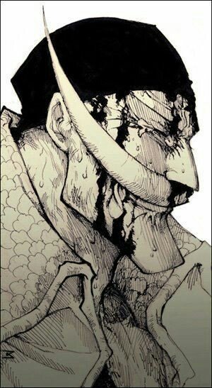 Sketch-style portrait of Edward Newgate from the anime One Piece, showcasing his distinctive white mustache and intense expression.