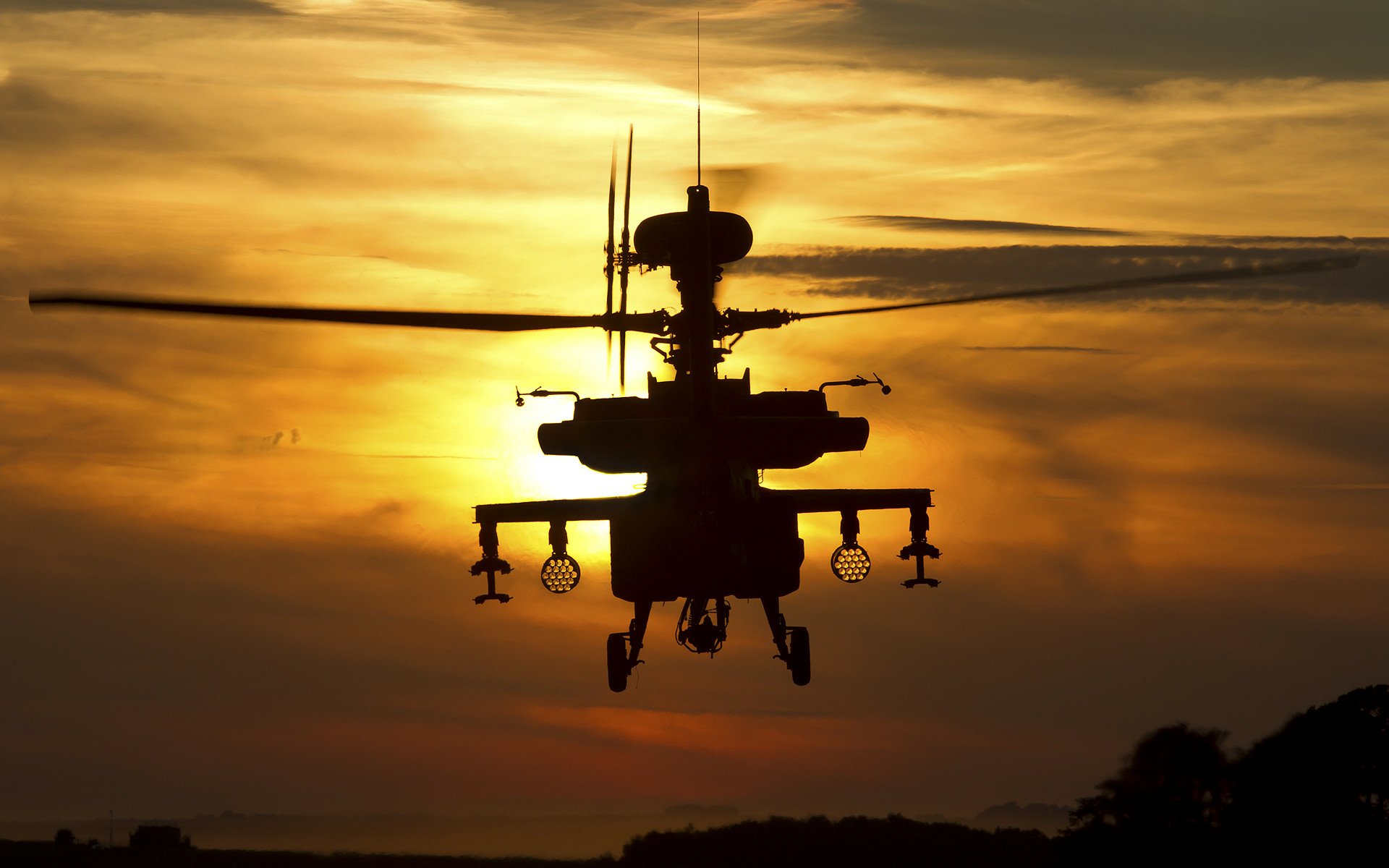 military Boeing Ah-64 Apache Image
