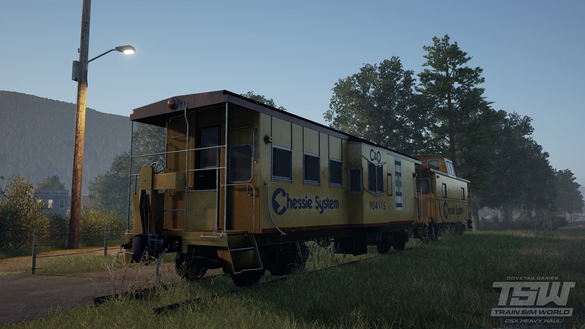 video game Train Sim World: CSX Heavy Haul caboose train railroad Image