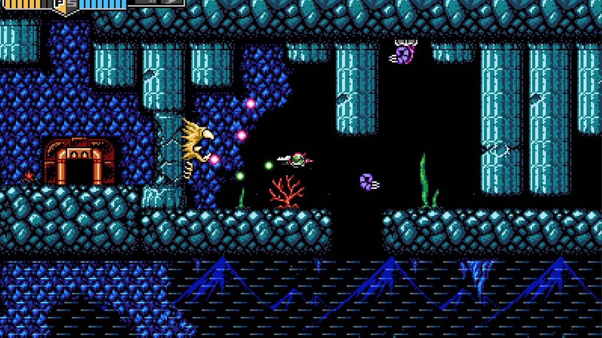 video game Blaster Master Zero Retro Games pixel art underwater Image