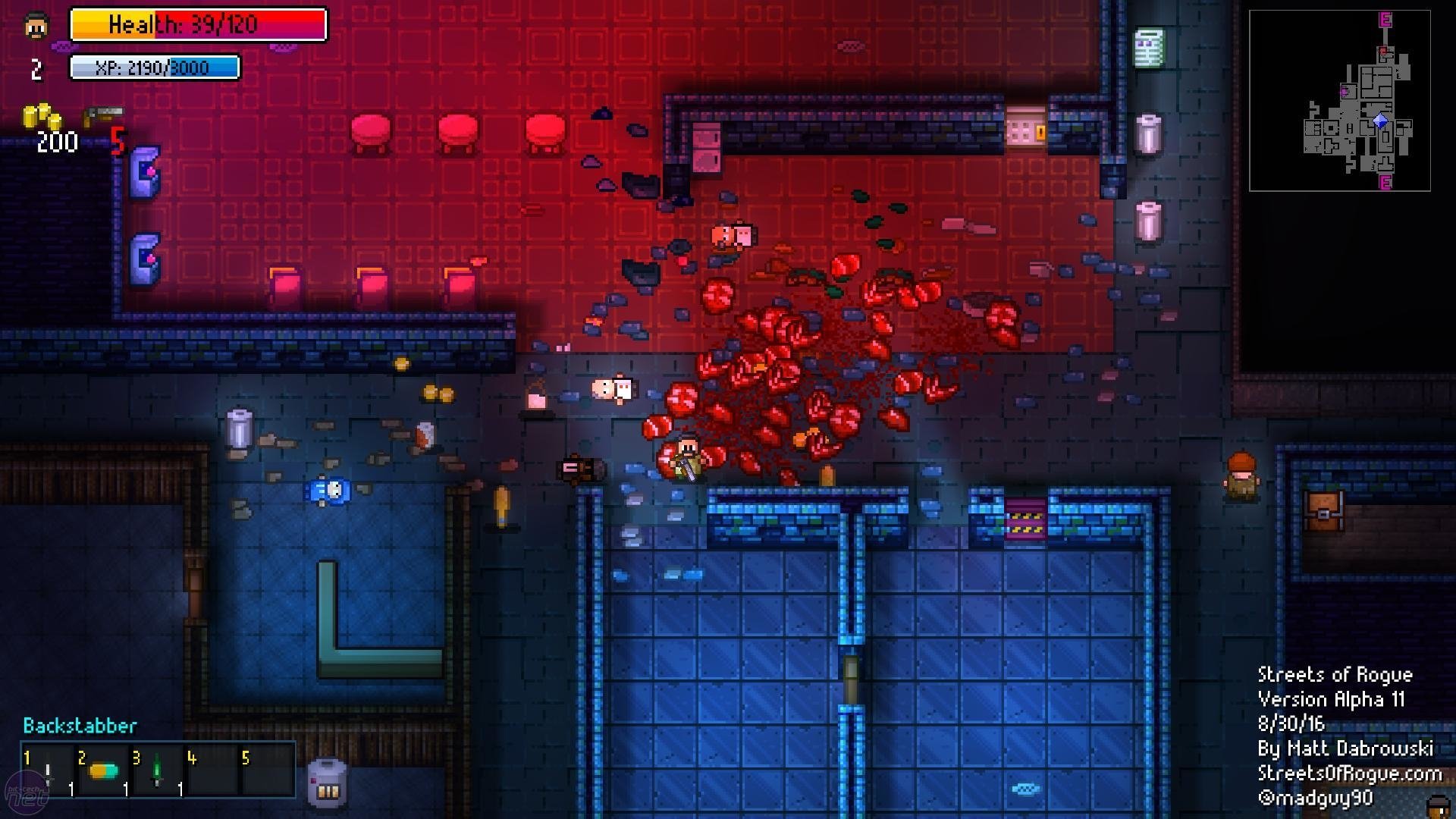 video game Streets of Rogue Rogue-like pixel art Indie Image