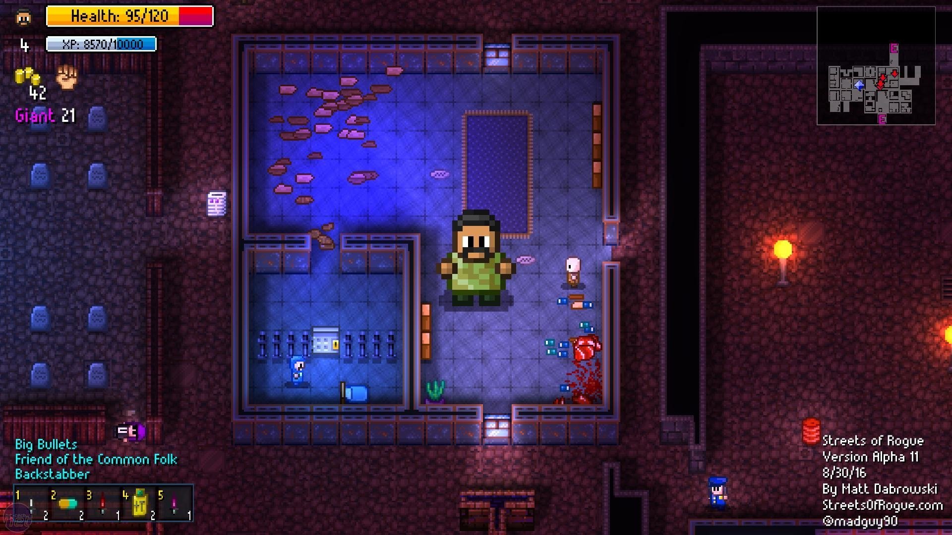 video game Streets of Rogue pixel art dungeon RPG Image