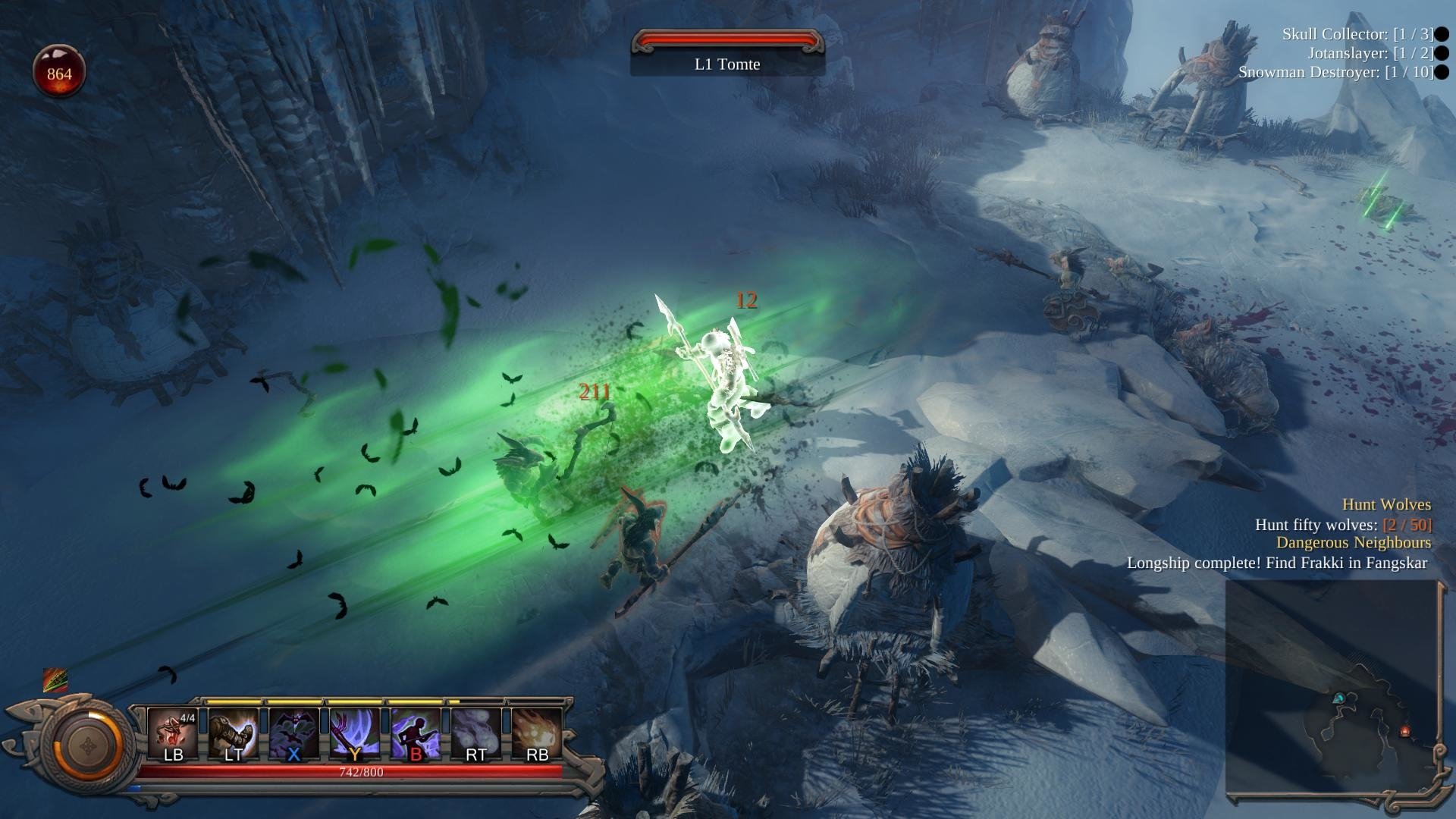video game Vikings: Wolves of Midgard fantasy RPG ice Image
