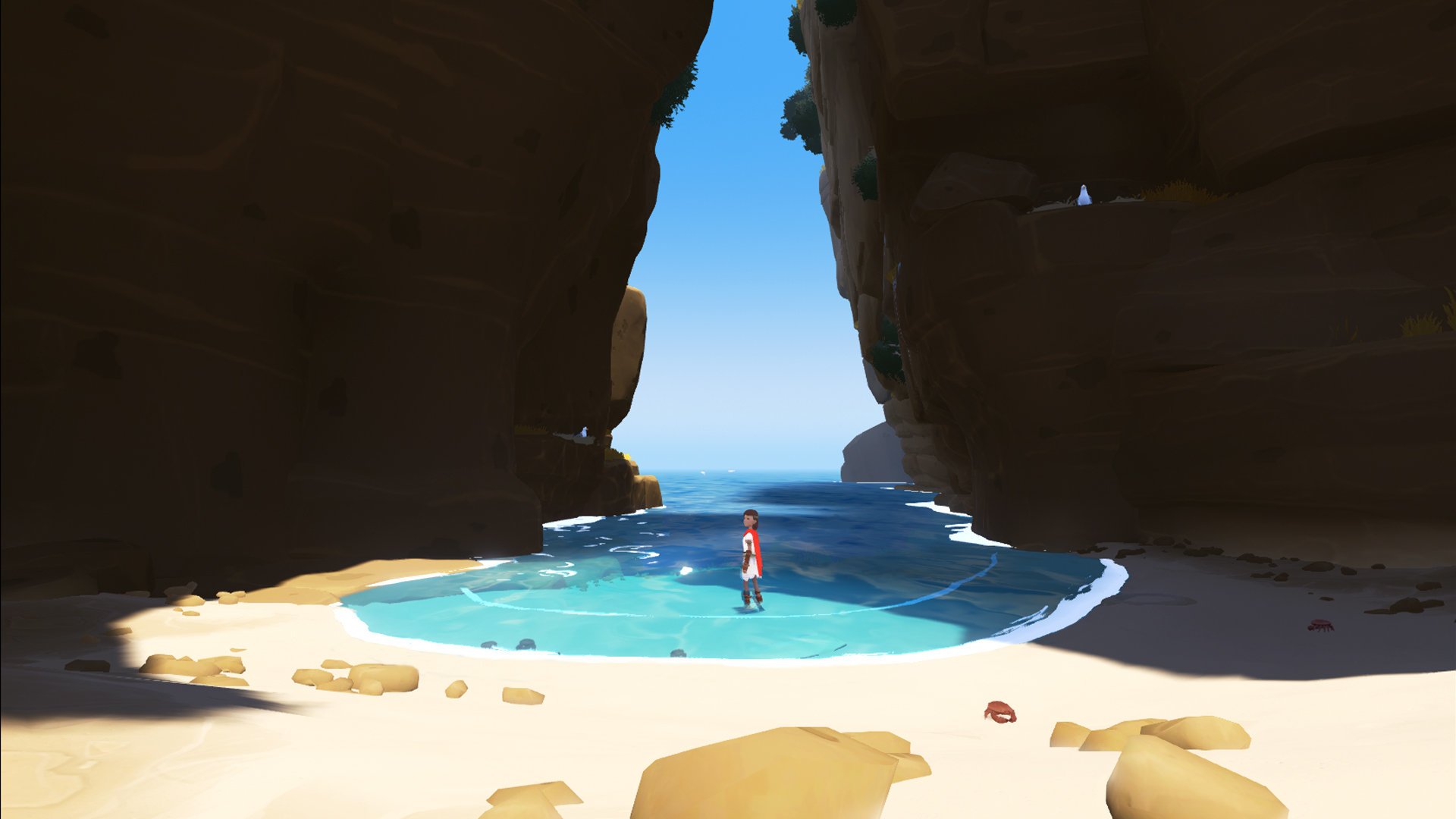 video game RiME beach ocean landscape Image