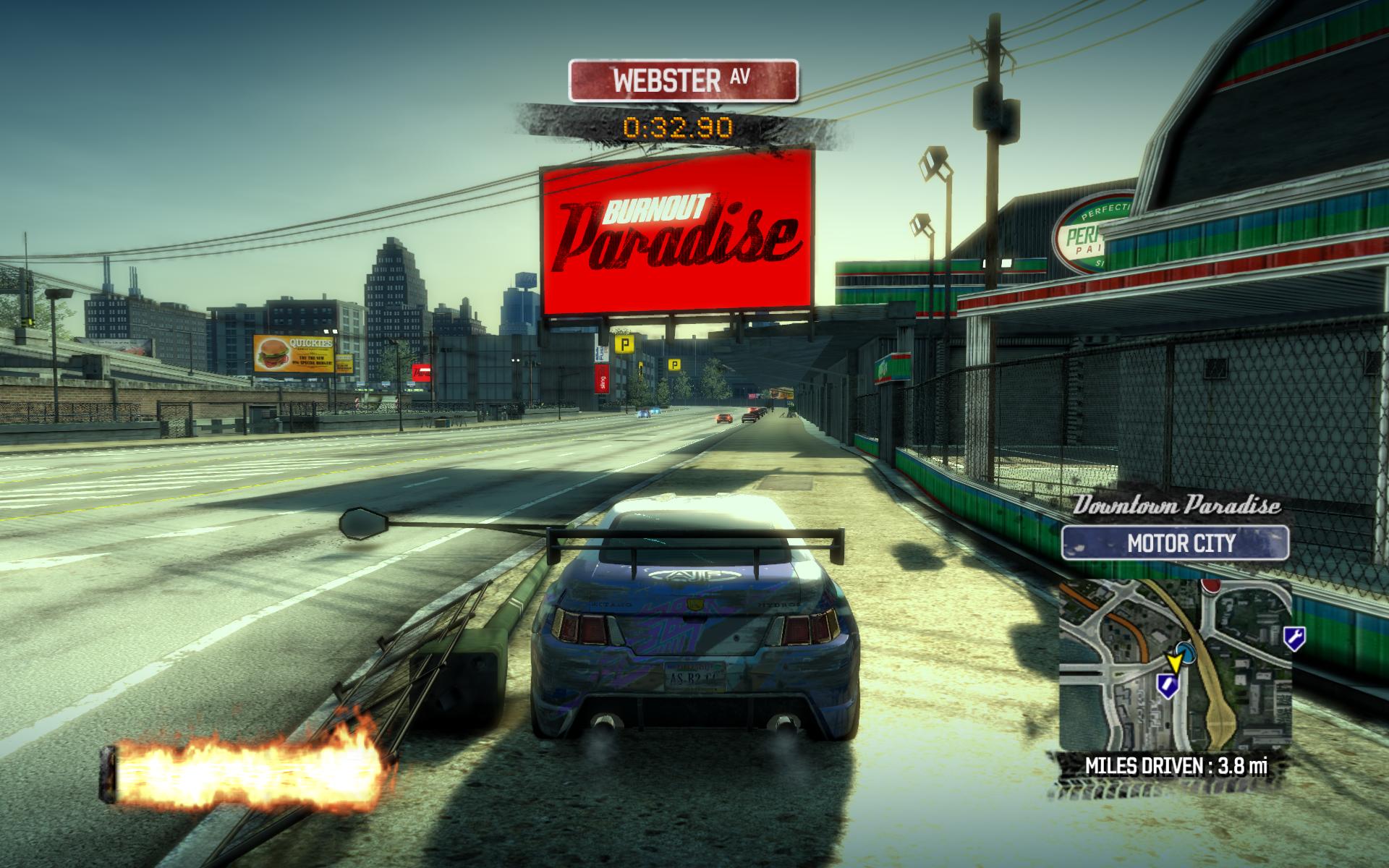 Burnout paradise карта заездов