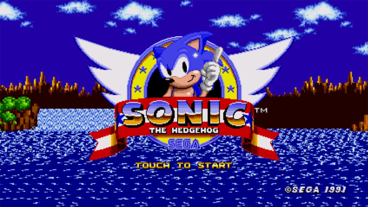 sonic the hedgehog 2 title screen sonic the hedgehog 2 title screen