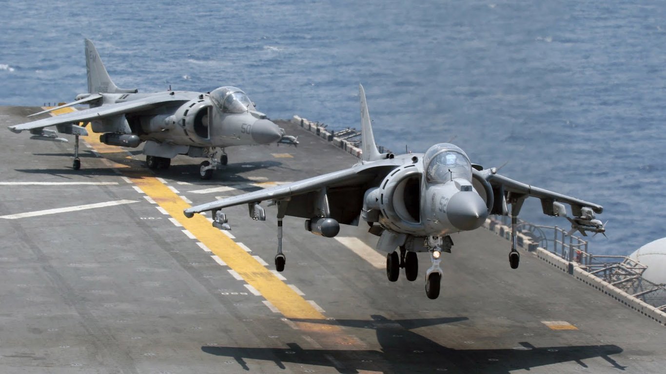 military British Aerospace Sea Harrier Image