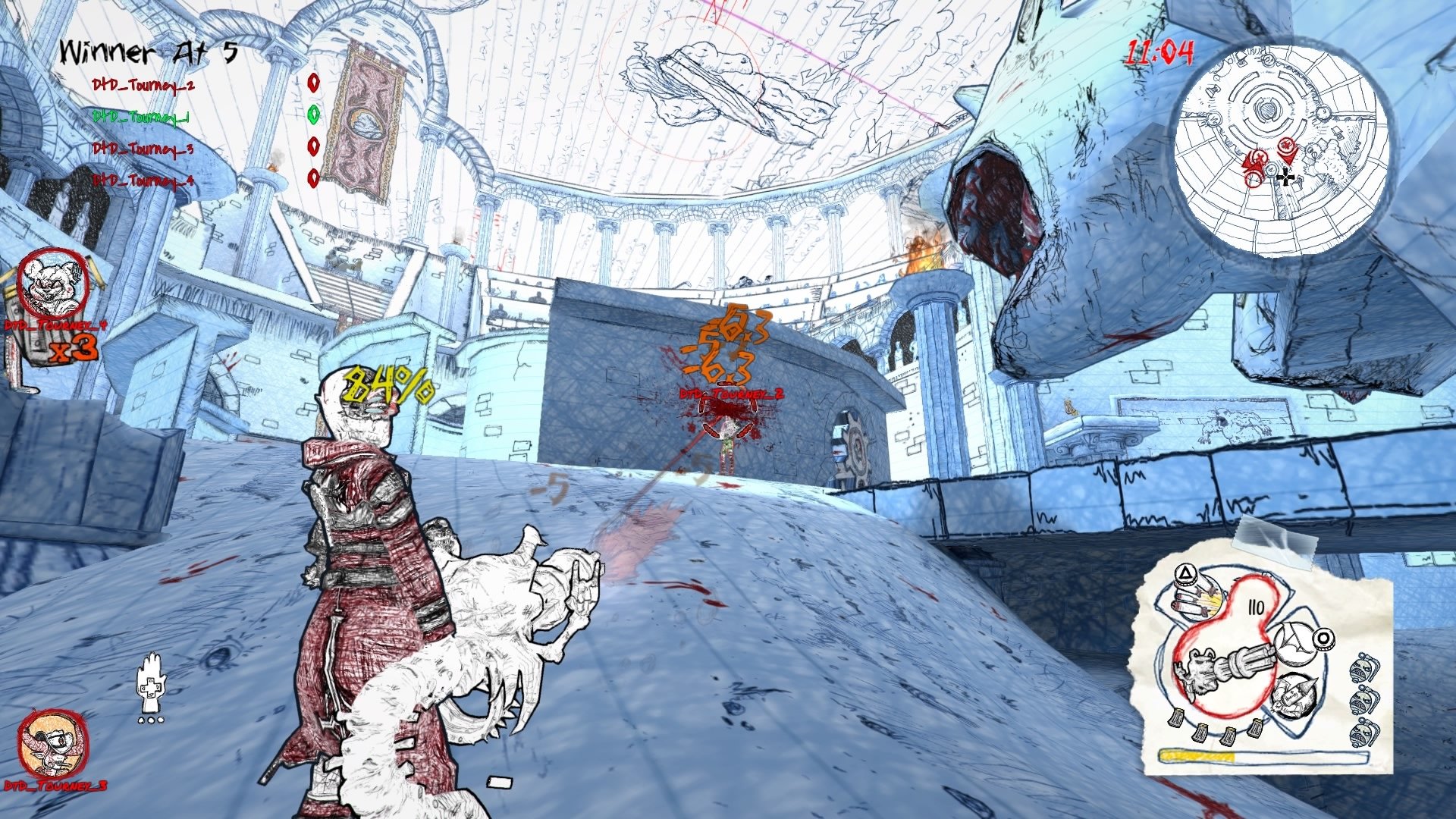 video game Drawn to Death illustration characters fantasy Image