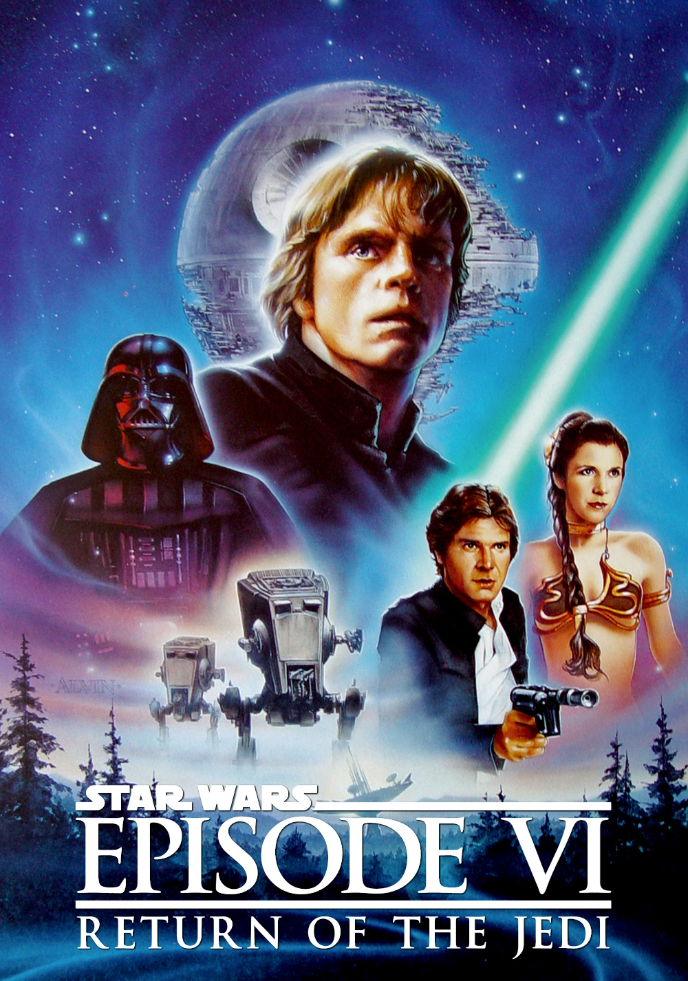Star Wars Episode Vi Return Of The Jedi Movie Poster Id 125452