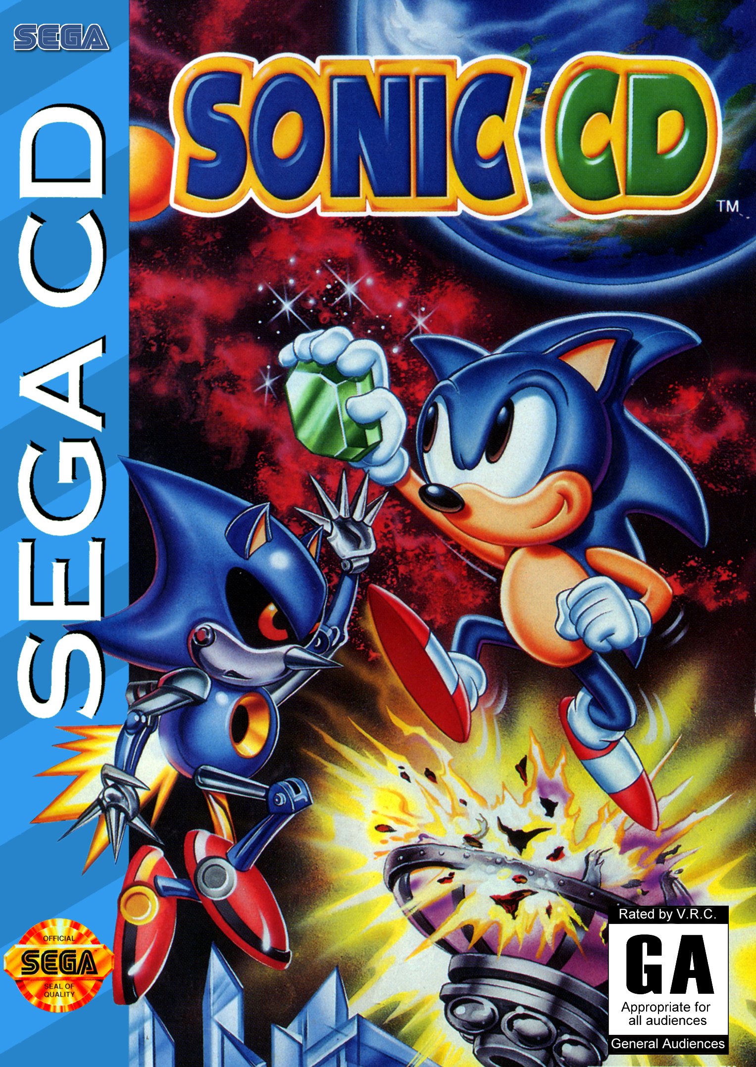 Classic Sonic Sonic the Hedgehog Metal Sonic video game Sonic CD Image
