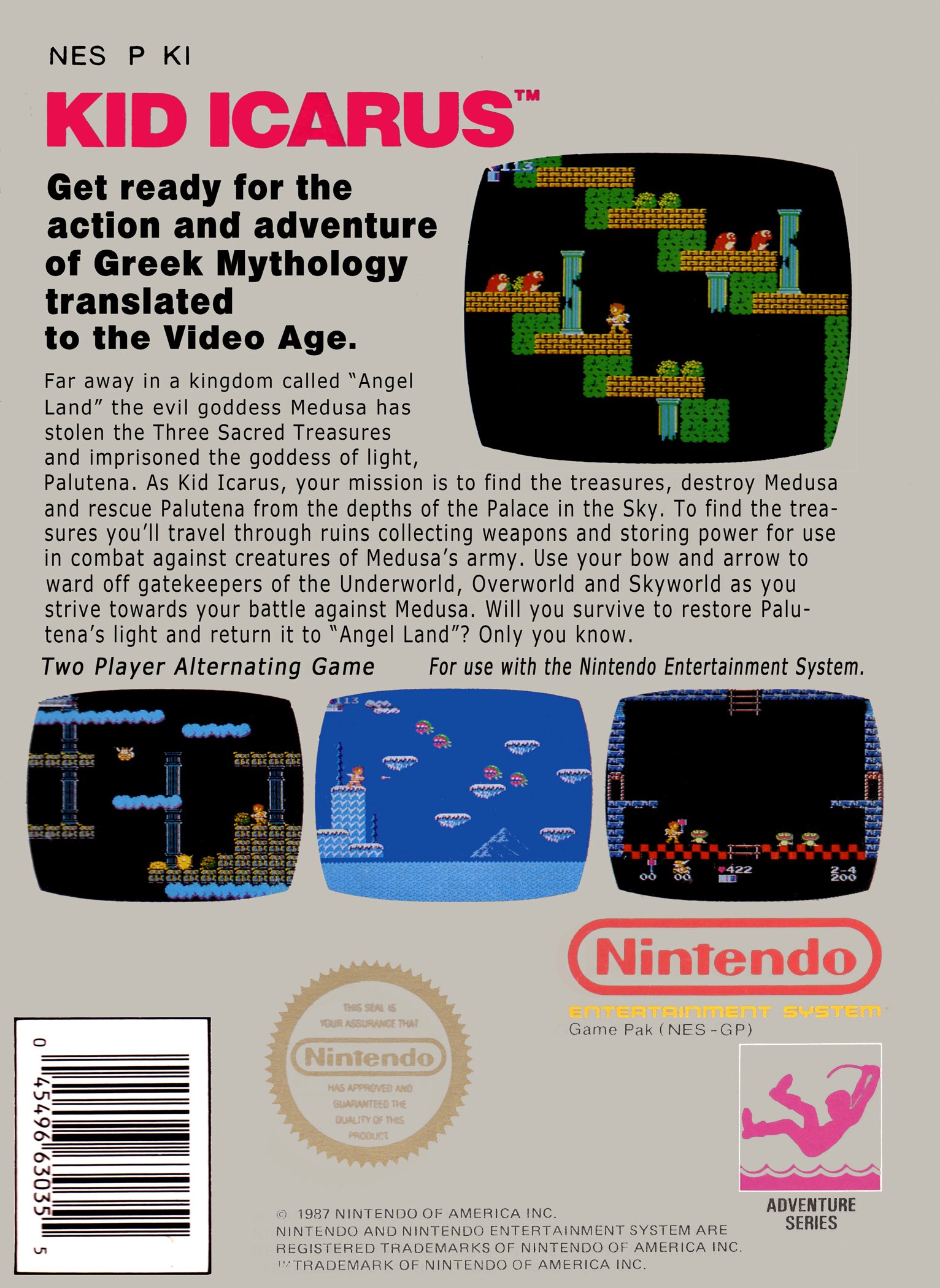 video game Kid Icarus Image
