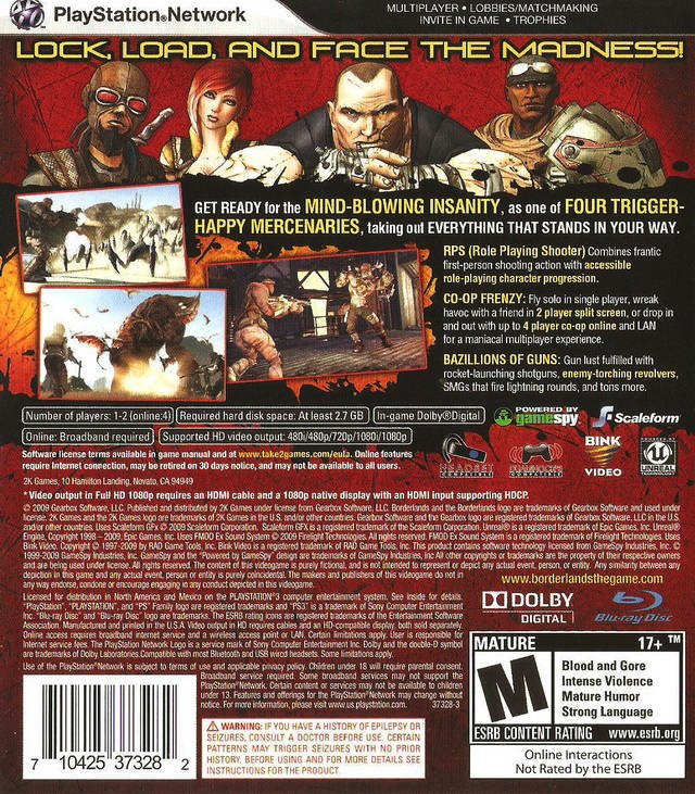 video game Borderlands Image