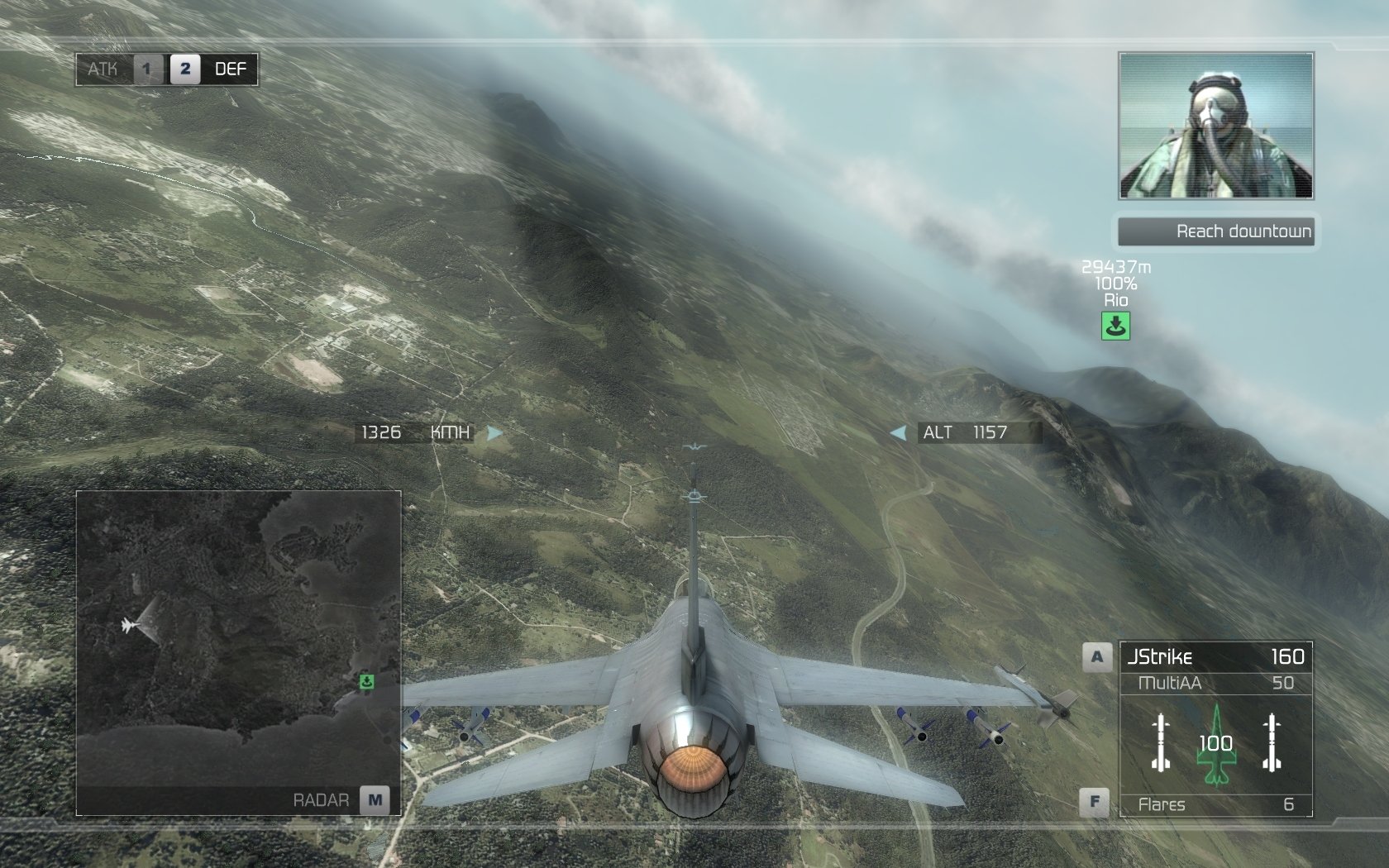 video game Tom Clancy's H.A.W.X Image