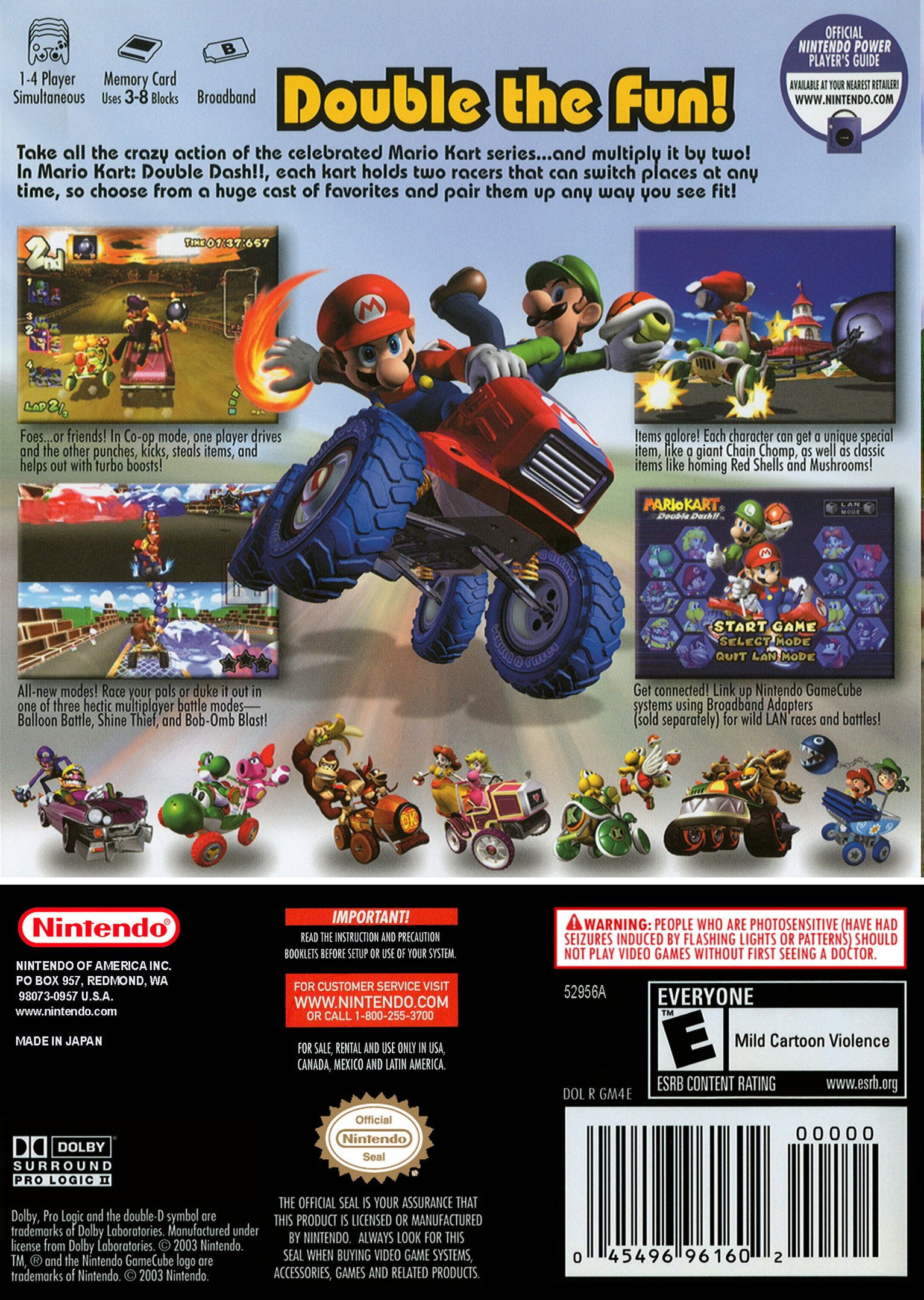 Mario Kart Double Dash Manual