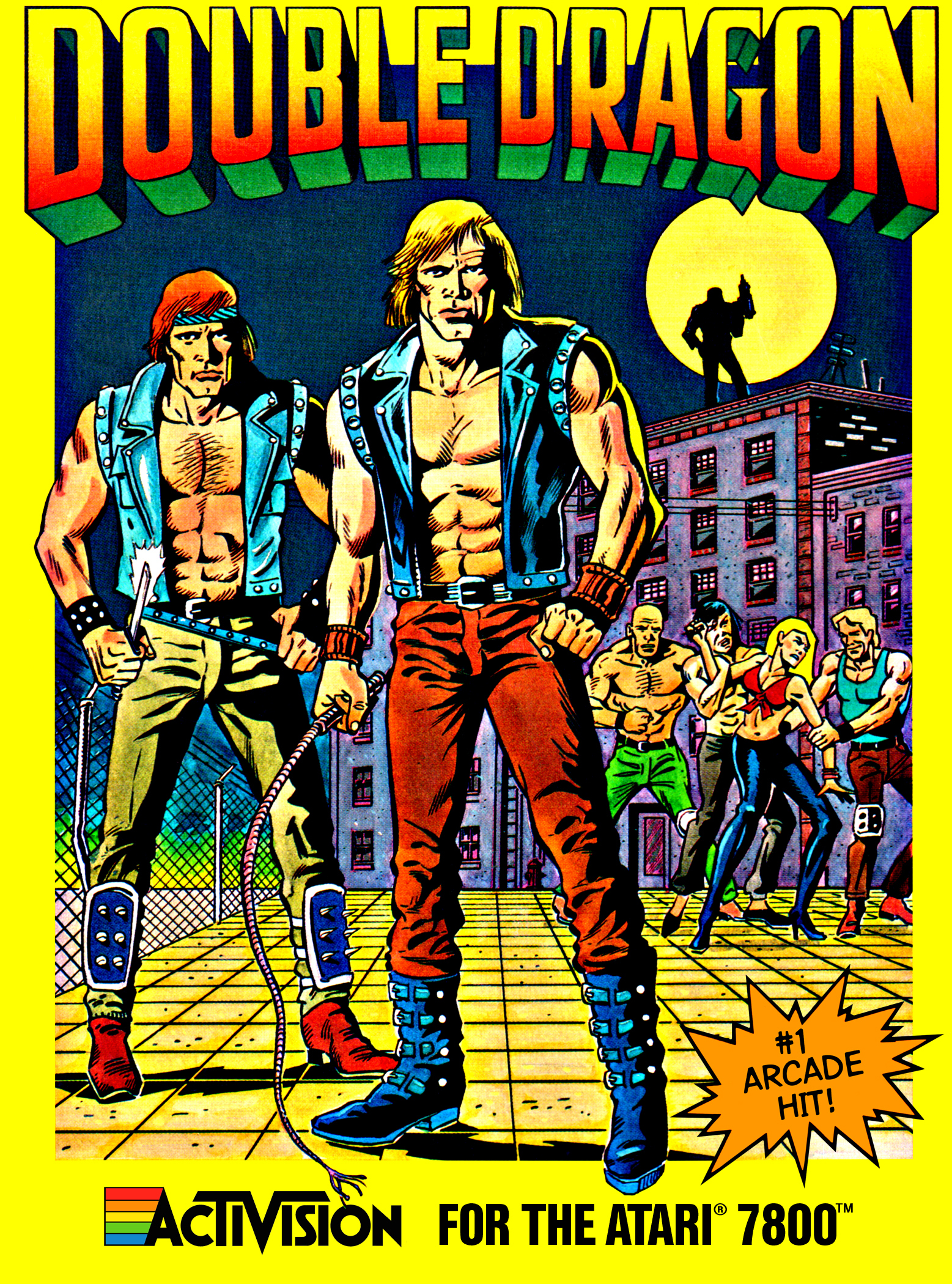 Double dragon. Double Dragon NES обложка. ДАБЛДР. Двойной дракон игра. Double Dragon Atari 2600.