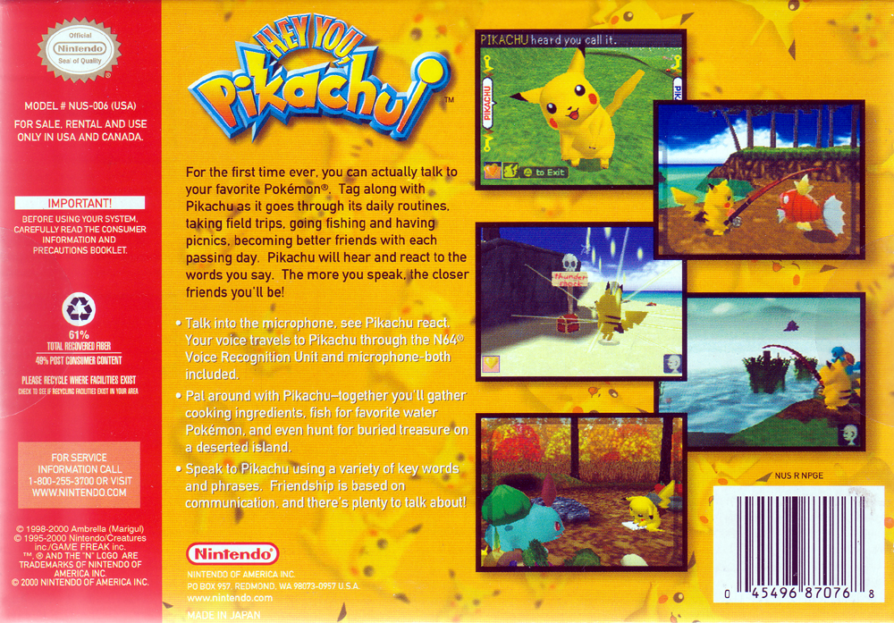 Hey You, Pikachu! Picture
