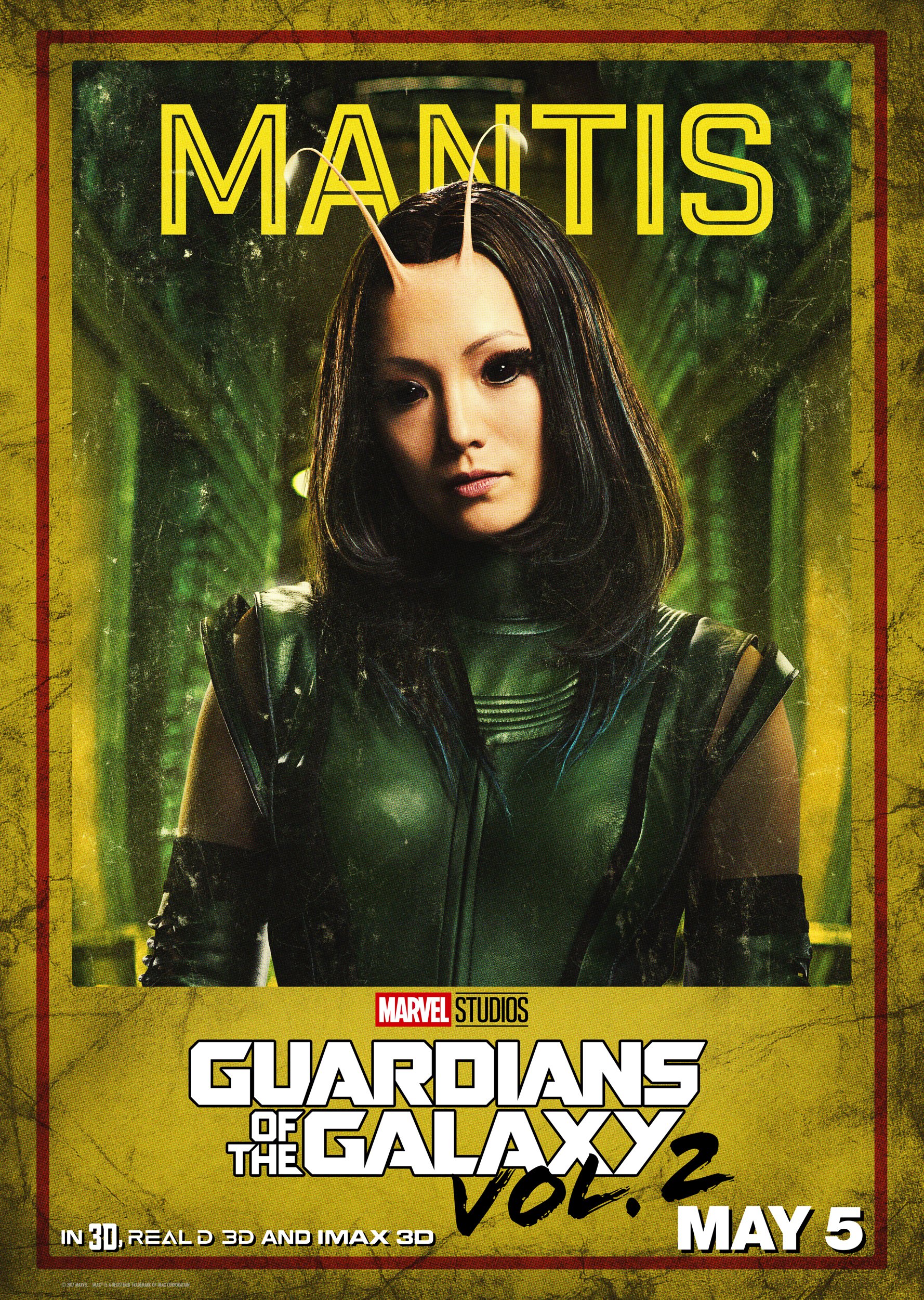 poster Pom Klementieff Mantis (Marvel Comics) movie Guardians of the Galaxy Vol. 2 Image