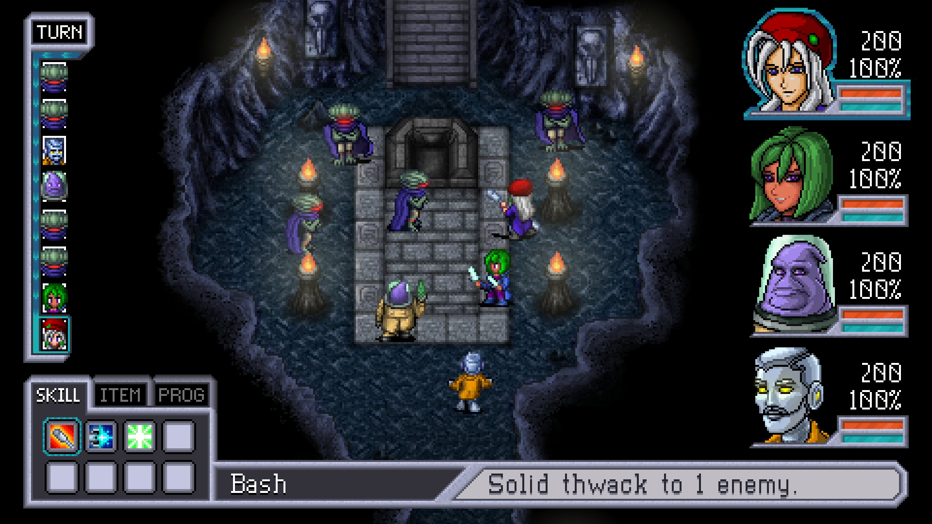 video game Cosmic Star Heroine RPG Turn-Based fantasy Image