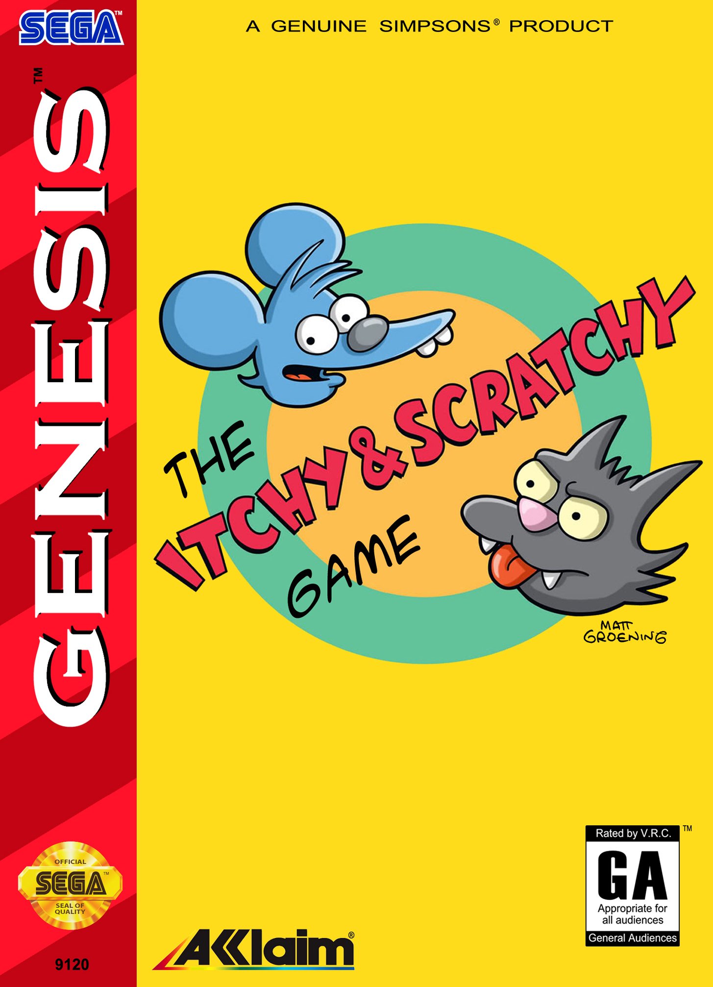 video game The Itchy & Scratchy Game Image