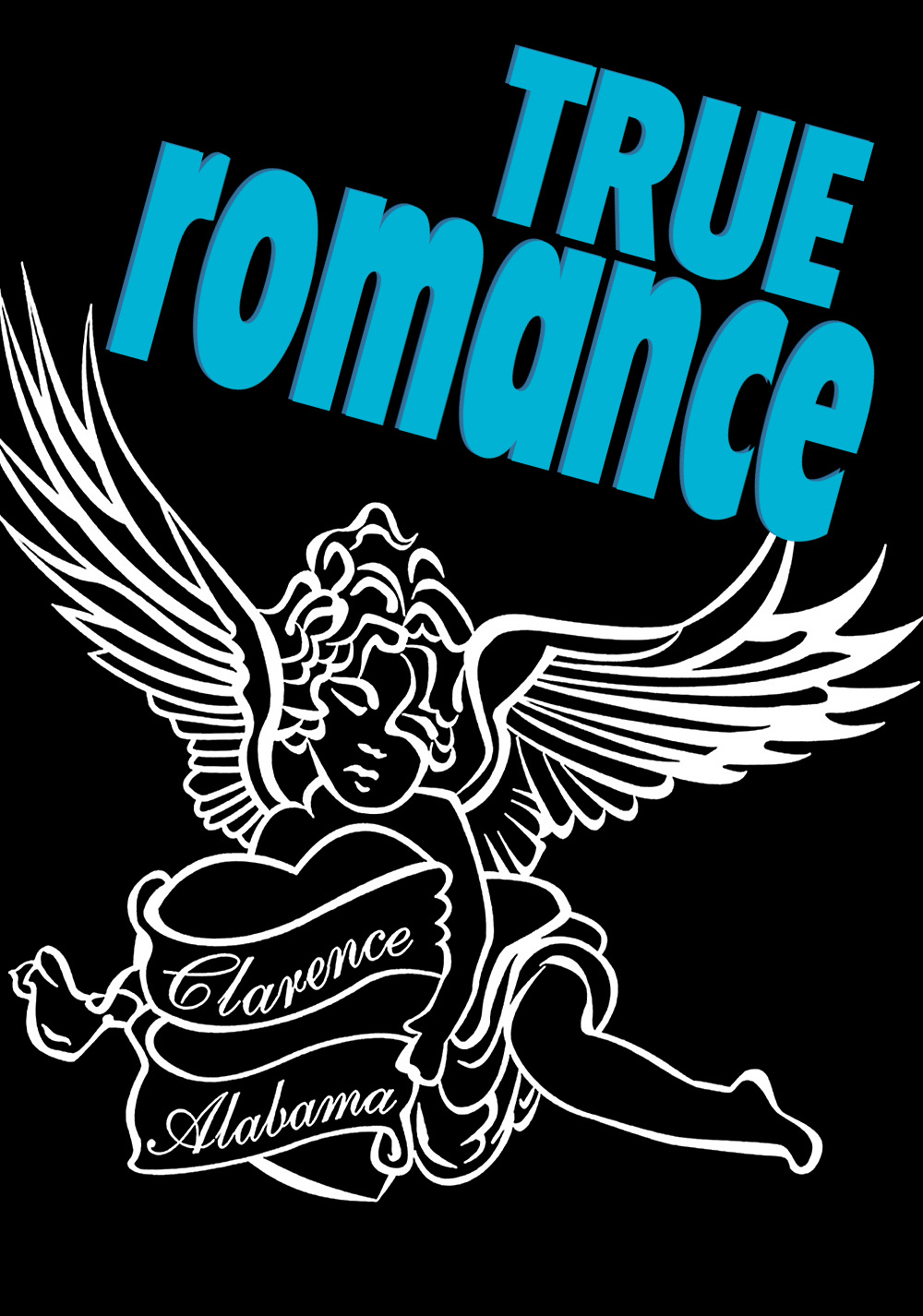 True romance. True Romance poster. True Romance 1993 poster.