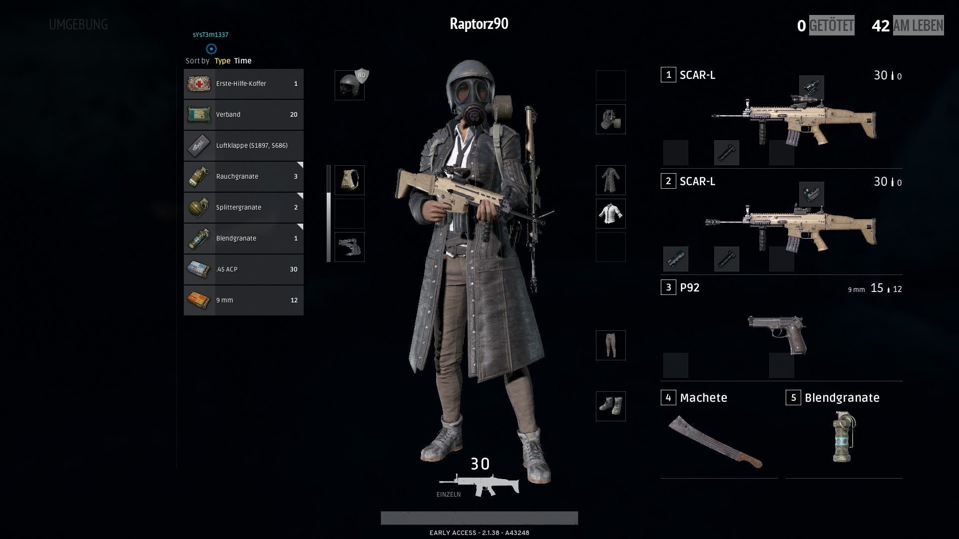 gun video game Playerunknown's Battlegrounds inventory Image