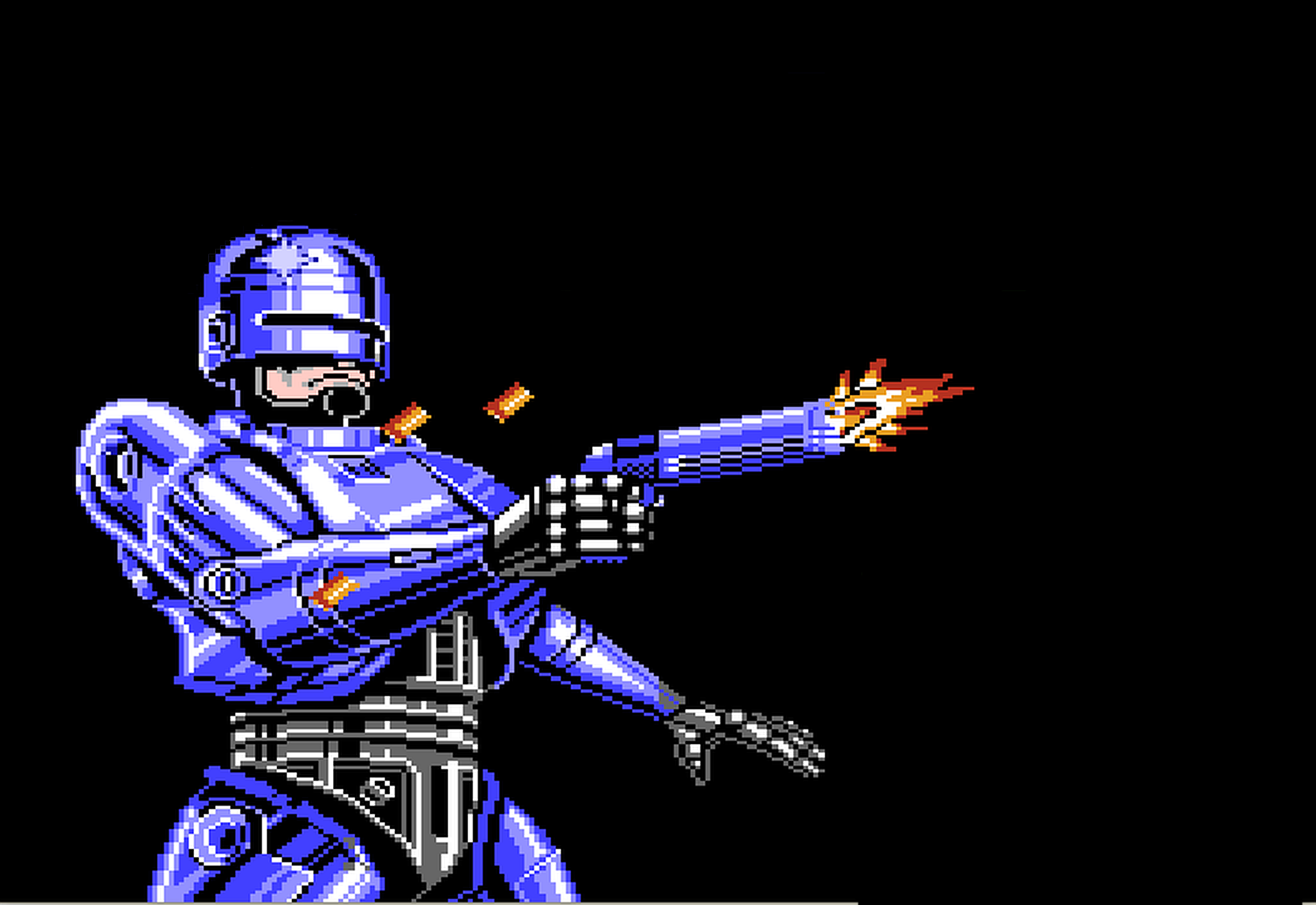 pixel art RoboCop movie robocop 2 Image