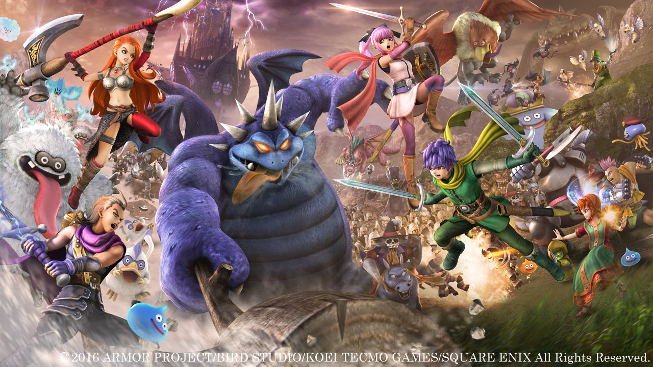 video game Dragon Quest Heroes II fantasy dragon battle Image