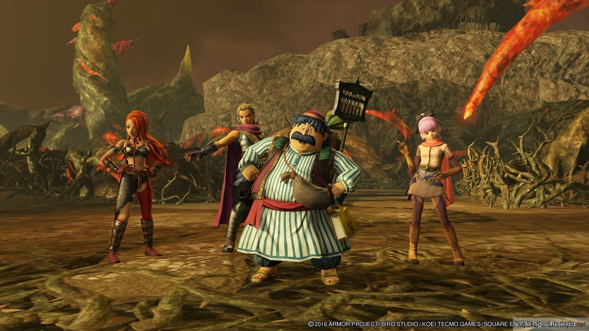 video game Dragon Quest Heroes II fantasy battle Group Image