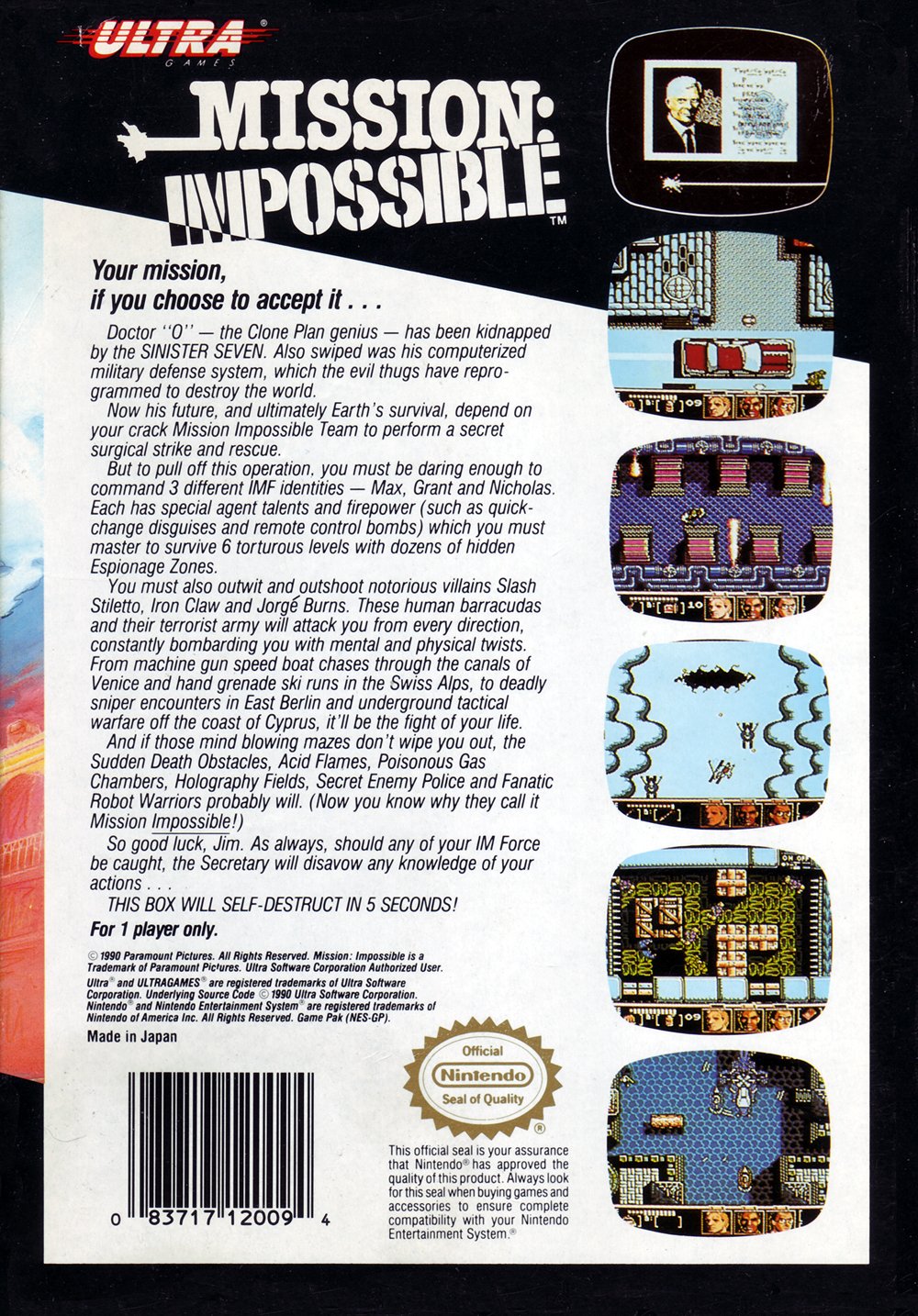 video game Mission: Impossible Image