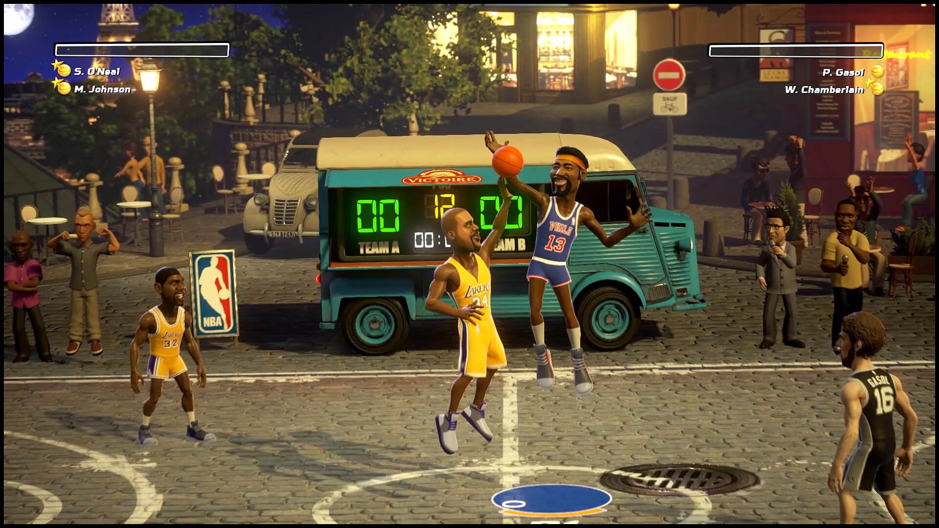 video game NBA Playgrounds basketball street court Players Image