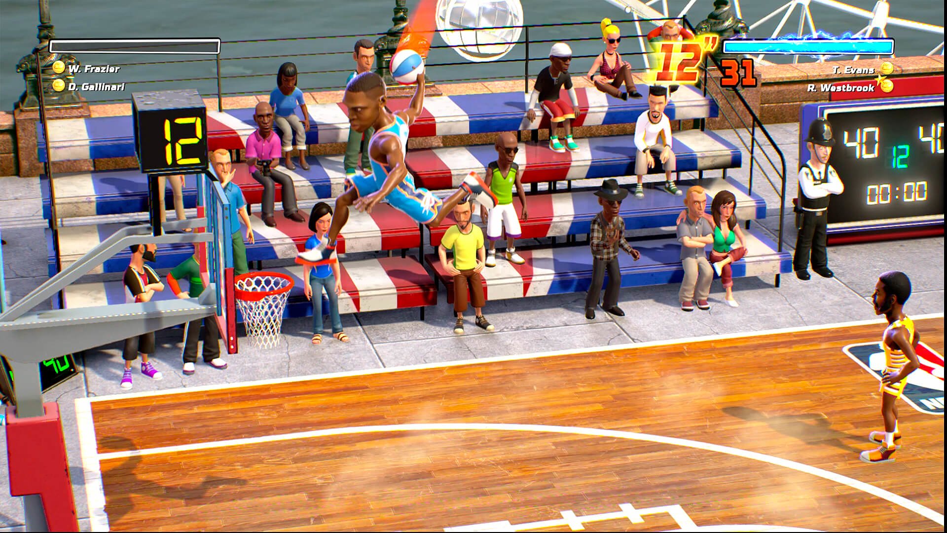 video game NBA Playgrounds basketball Sports crowd Image