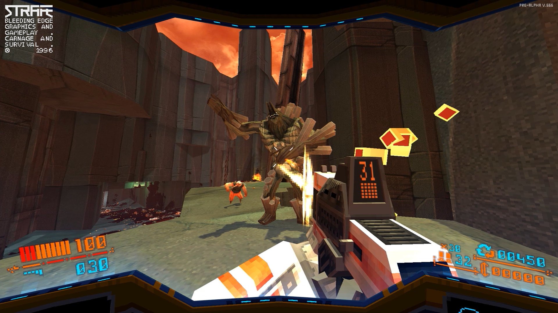 video game Strafe FPS weapon monster Image